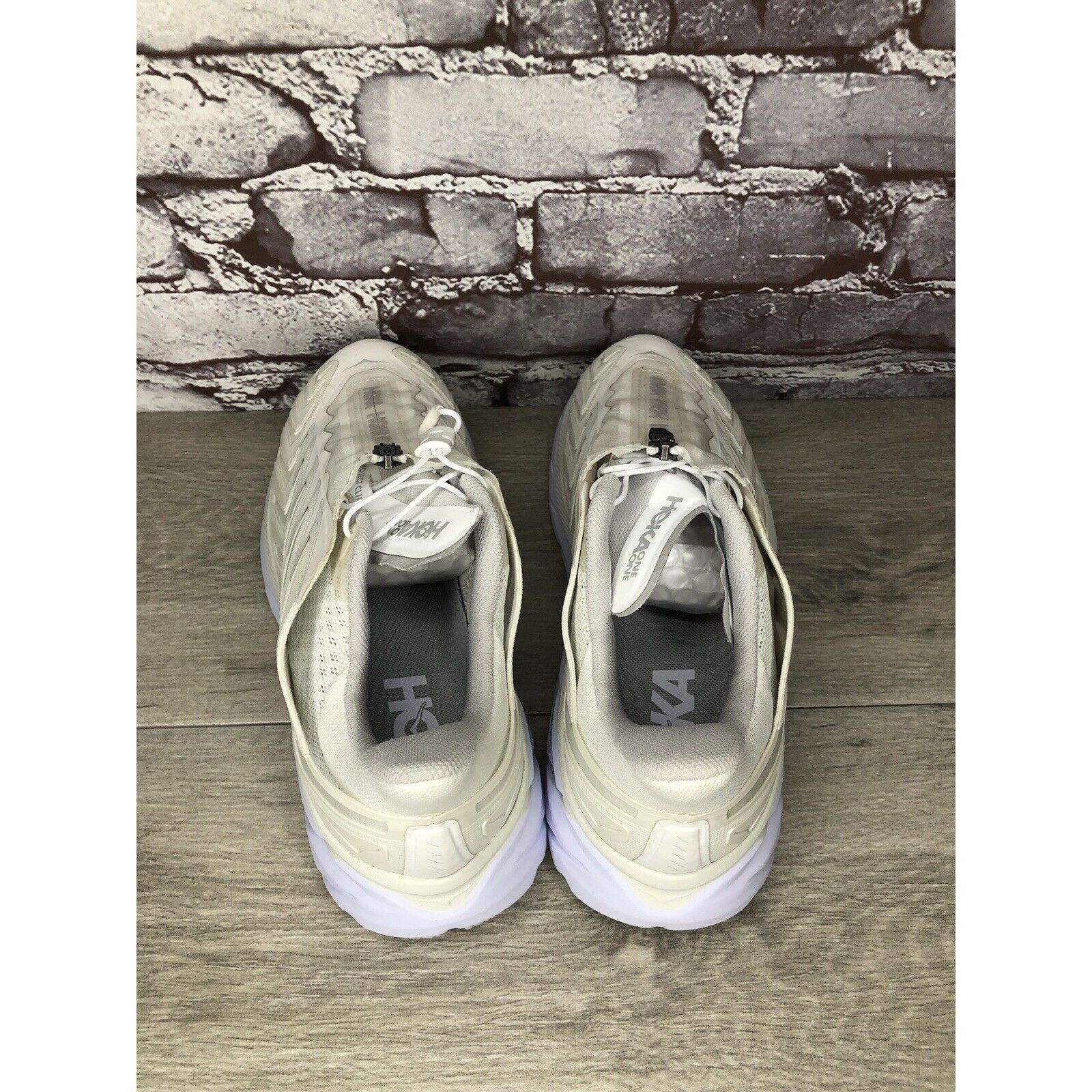 Hoka HOKA Project Clifton Blanc de Blanc Lunar Rock White Mesh Ce Size US 9 / IT 39 - 5 Thumbnail