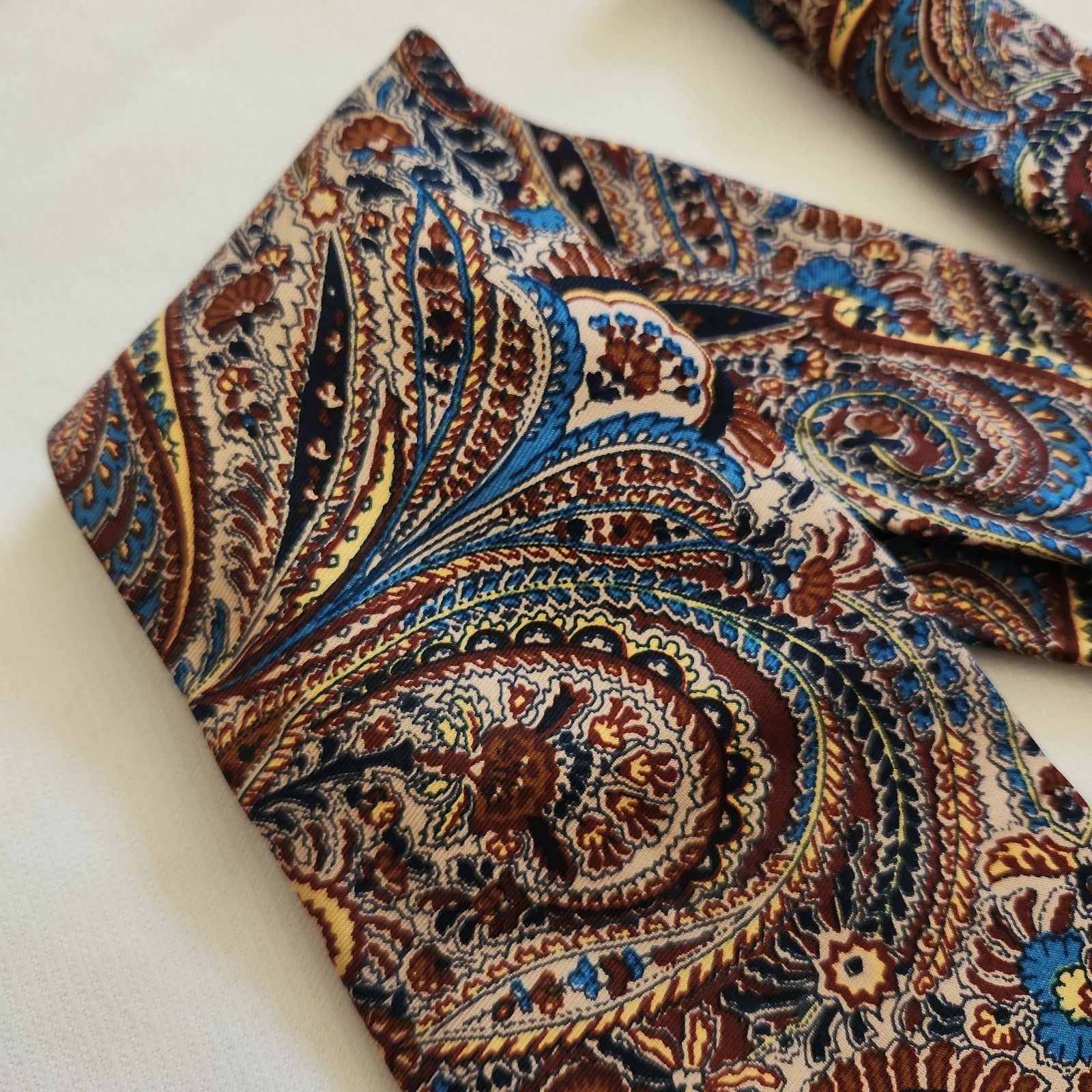 Liberty London Classic Liberty Of London Tie Silk Paisley 60s Vintage Size ONE SIZE - 3 Thumbnail