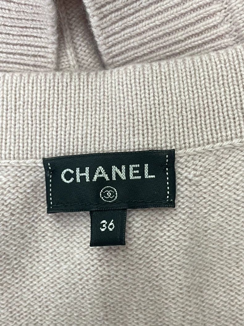 Chanel Chanel Pink badge suspender knitted vest Size XS / US 0-2 / IT 36-38 - 4 Thumbnail