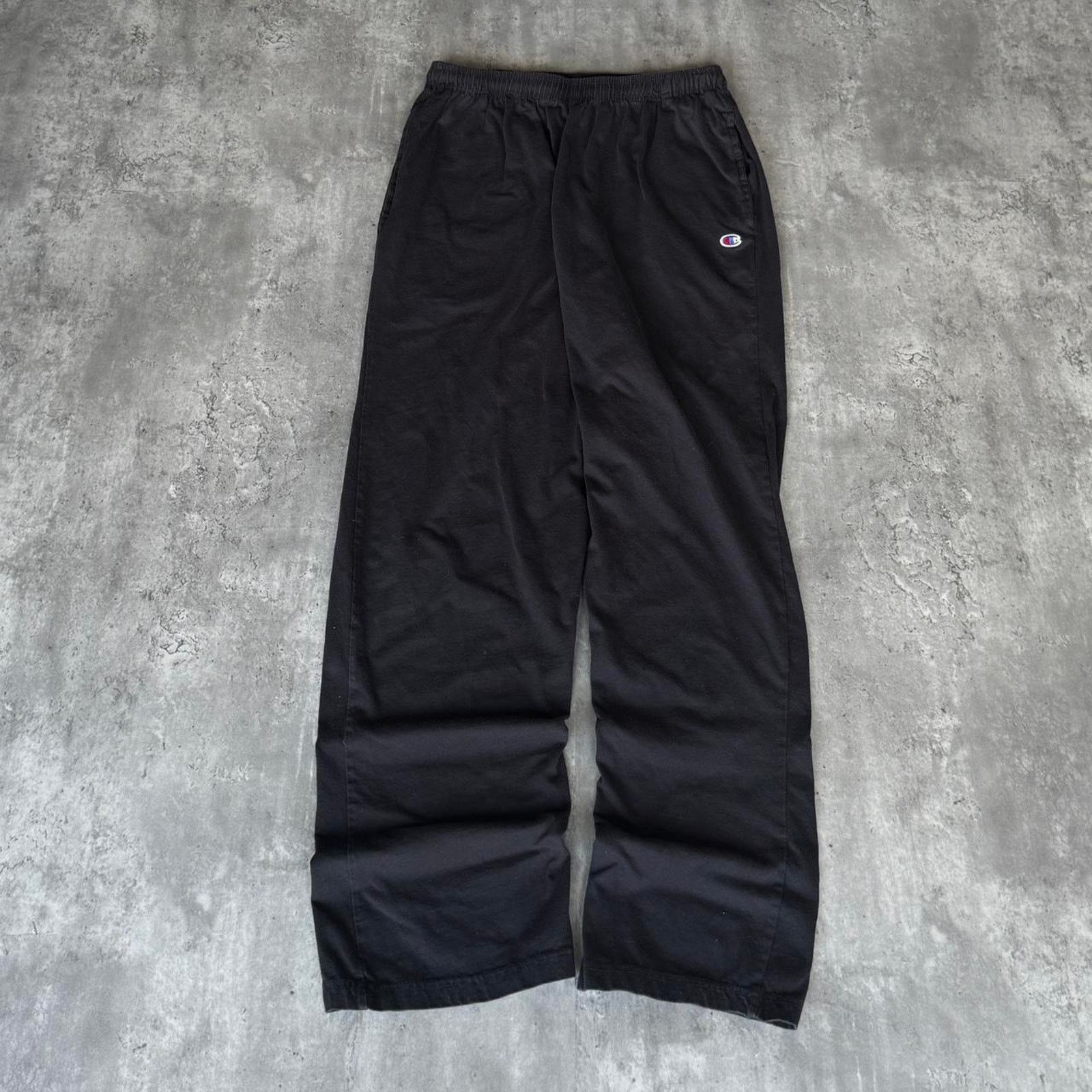 Champion × Playboi Carti Vintage Y2K Champion Black Embroidered Opium Sweatpants Size US 31 - 1 Thumbnail