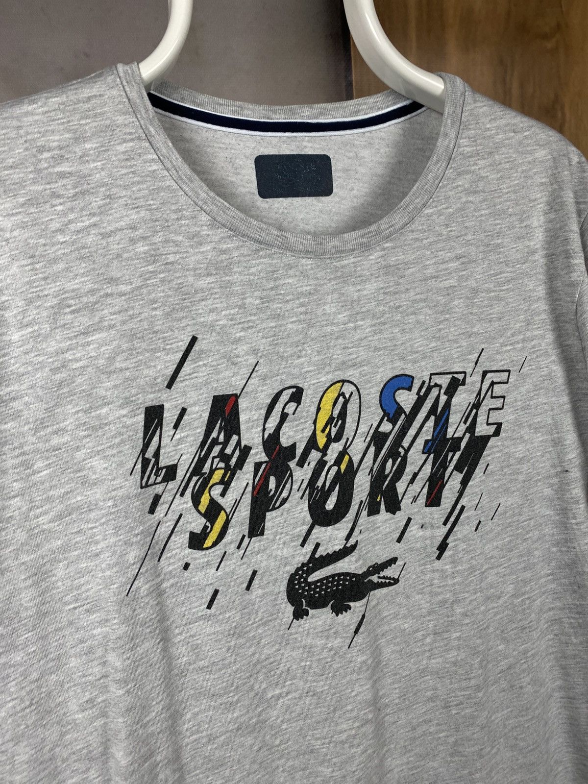 Lacoste 🐊T-Shirt Lacoste Sport Big Logo Tee🐊 Size US L / EU 52-54 / 3 - 2 Thumbnail