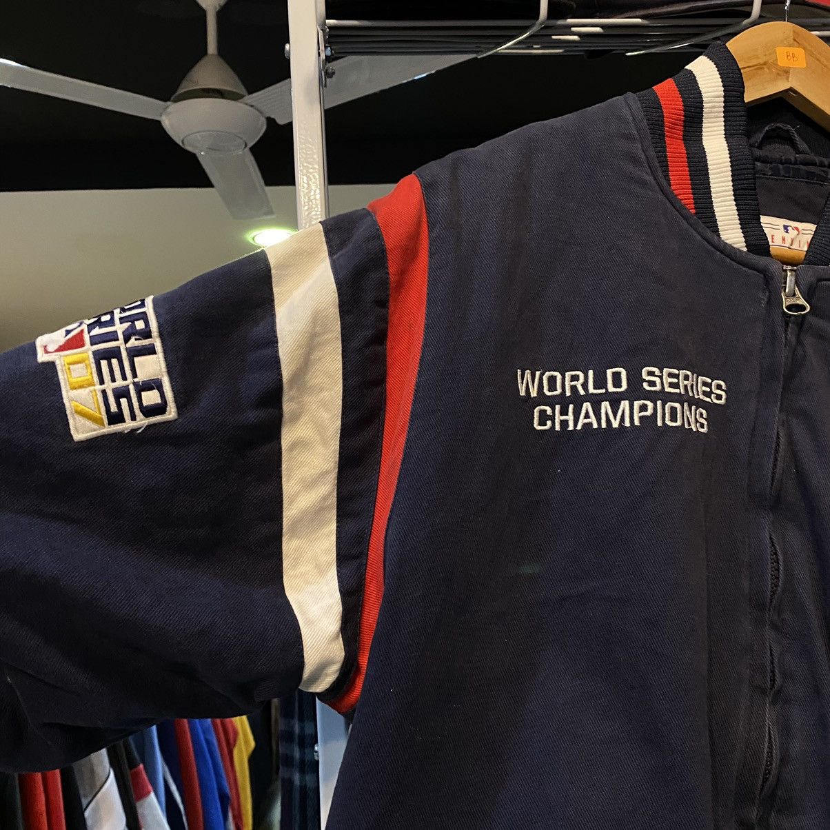 MLB × Vintage Vintage Y2K Boston Red Sox World Series Champ Varsity Jacket Size US M / EU 48-50 / 2 - 11 Thumbnail