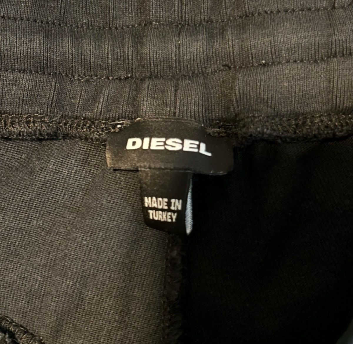 Diesel Diesel Logo Sweat Shorts Black XS/S Y2K Streetwear Size US 30 / EU 46 - 7 Thumbnail