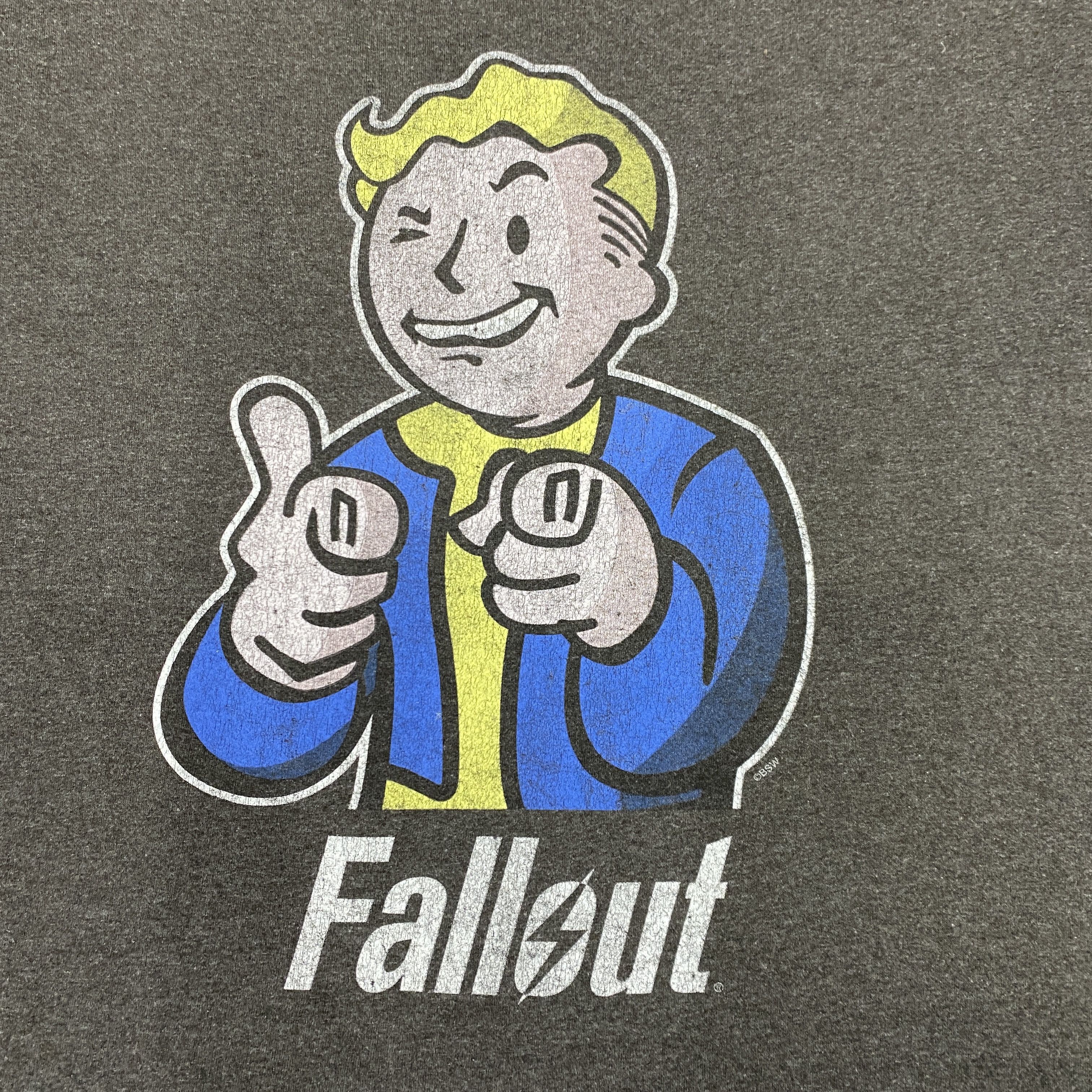 Japanese Brand Fallout Vault Boy Men's T-Shirt-K053 Size US L / EU 52-54 / 3 - 3 Thumbnail