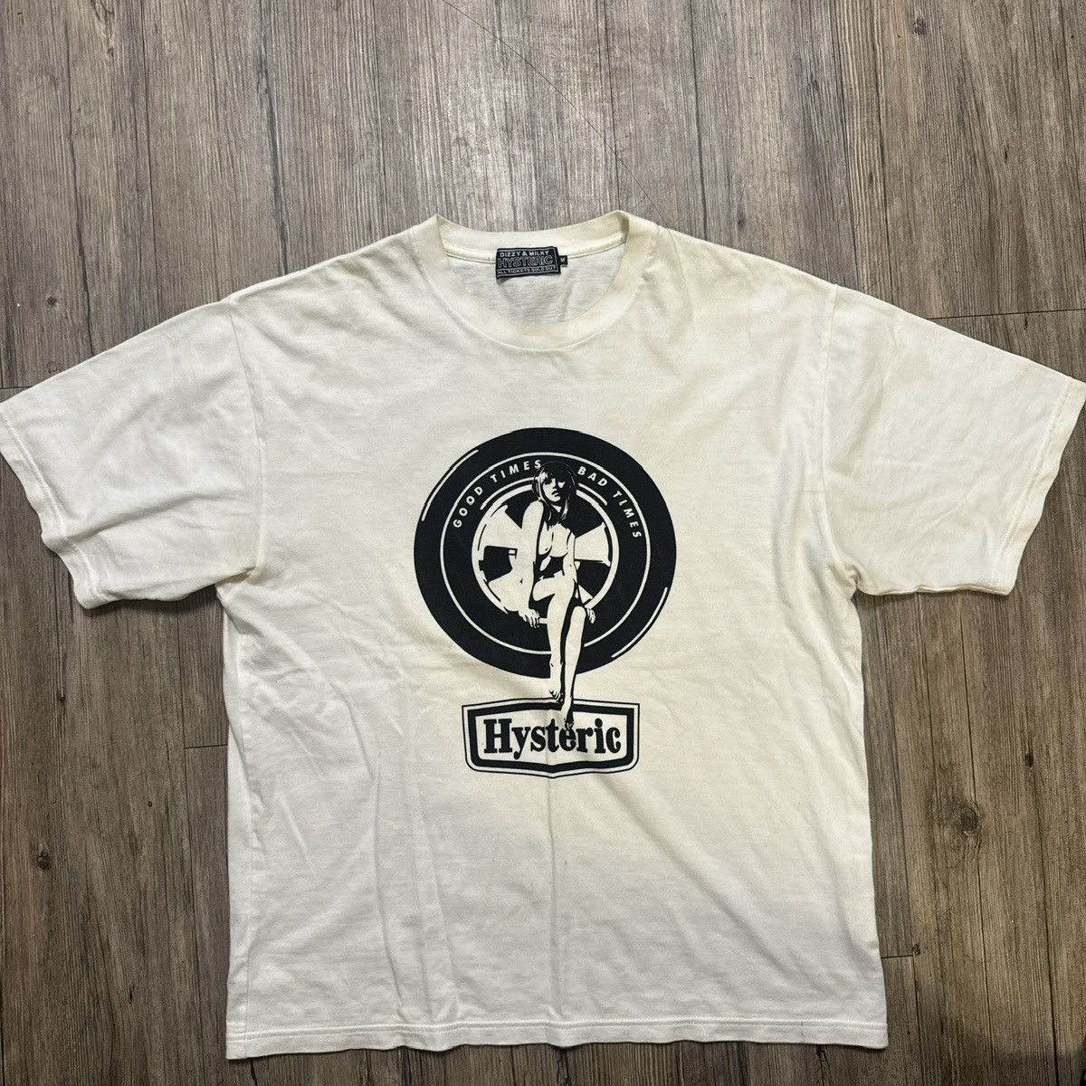 Hysteric Glamour Hysteric Glamour Good Times Bad Times T shirt Size US M / EU 48-50 / 2 - 1 Thumbnail