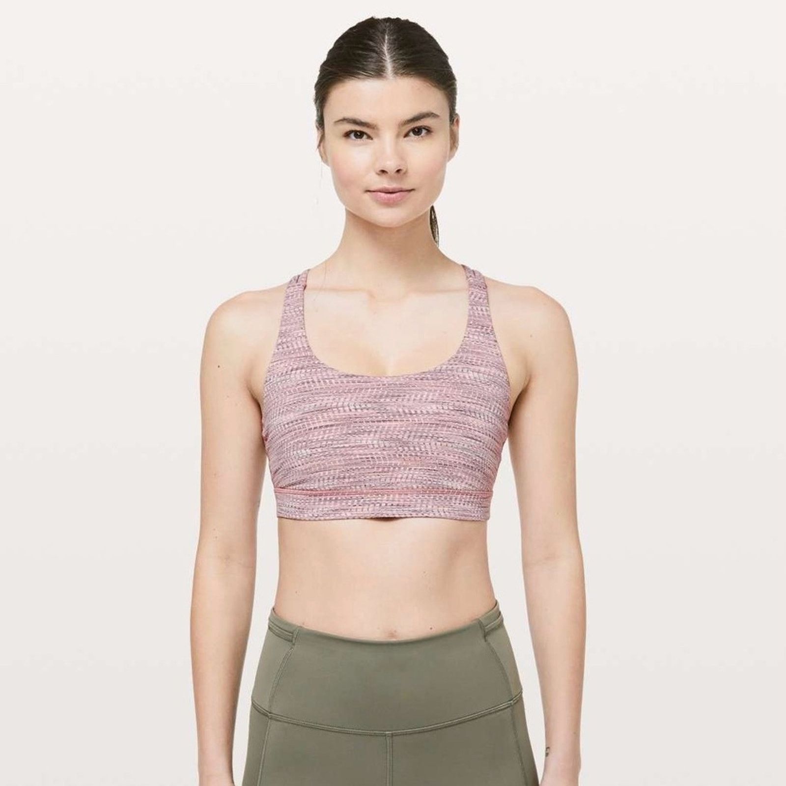 Lululemon Lululemon Energy Bra in Arrow Jacquard Antique Bark Copper Size XL / US 12-14 / IT 48-50 - 1 Thumbnail