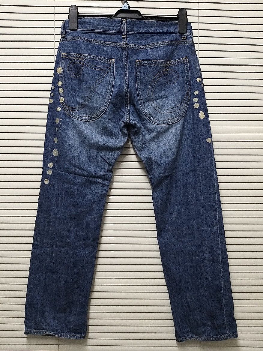 Issey Miyake ICONIC🔥ISSEY MIYAKE TSUMORI CHISATO PRINTED JEANS Size US 31 - 2 Thumbnail