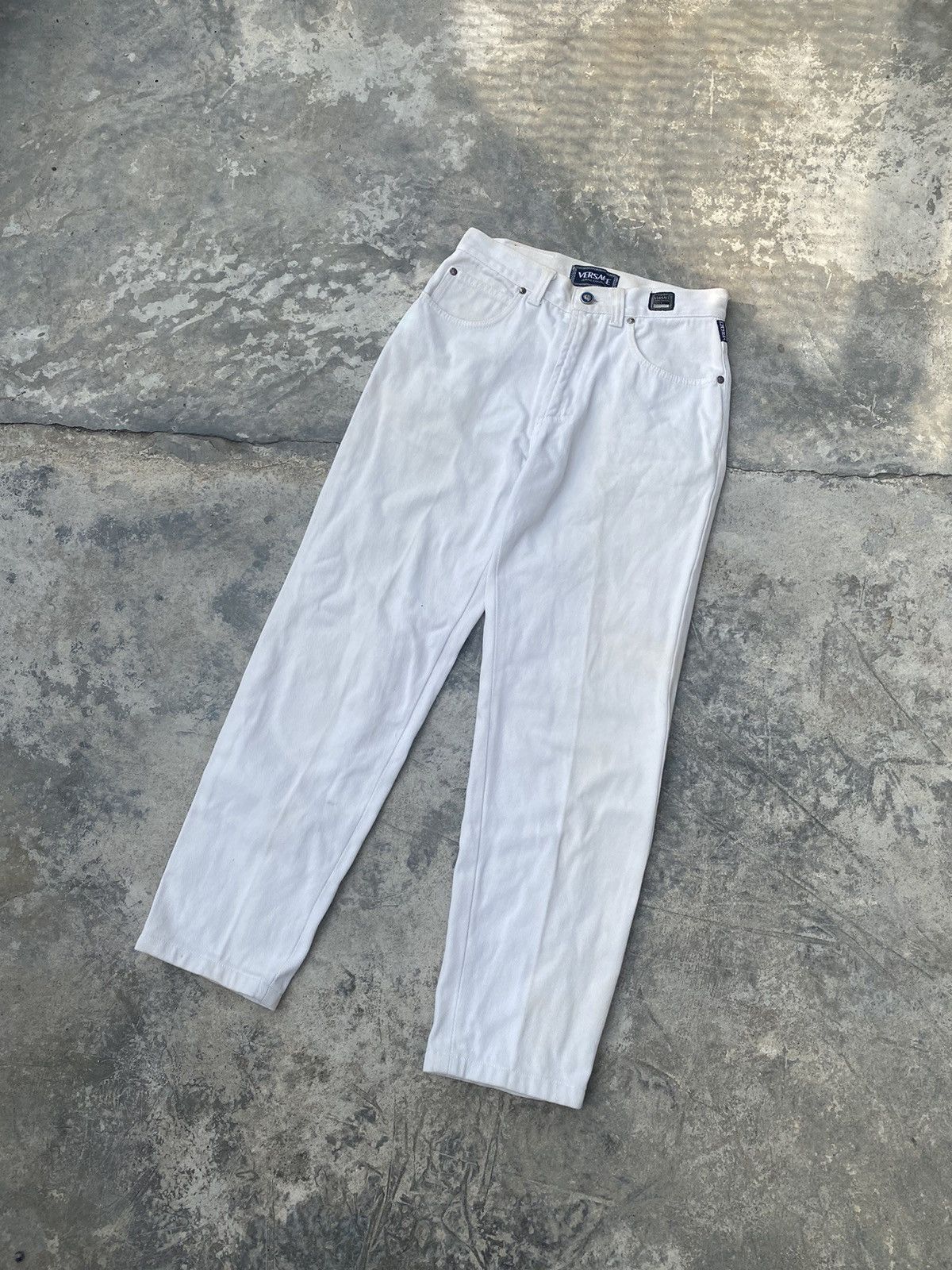 Versace Jeans Couture × Vintage Versace Dirty Jeans Size US 28 / EU 44 - 2 Thumbnail