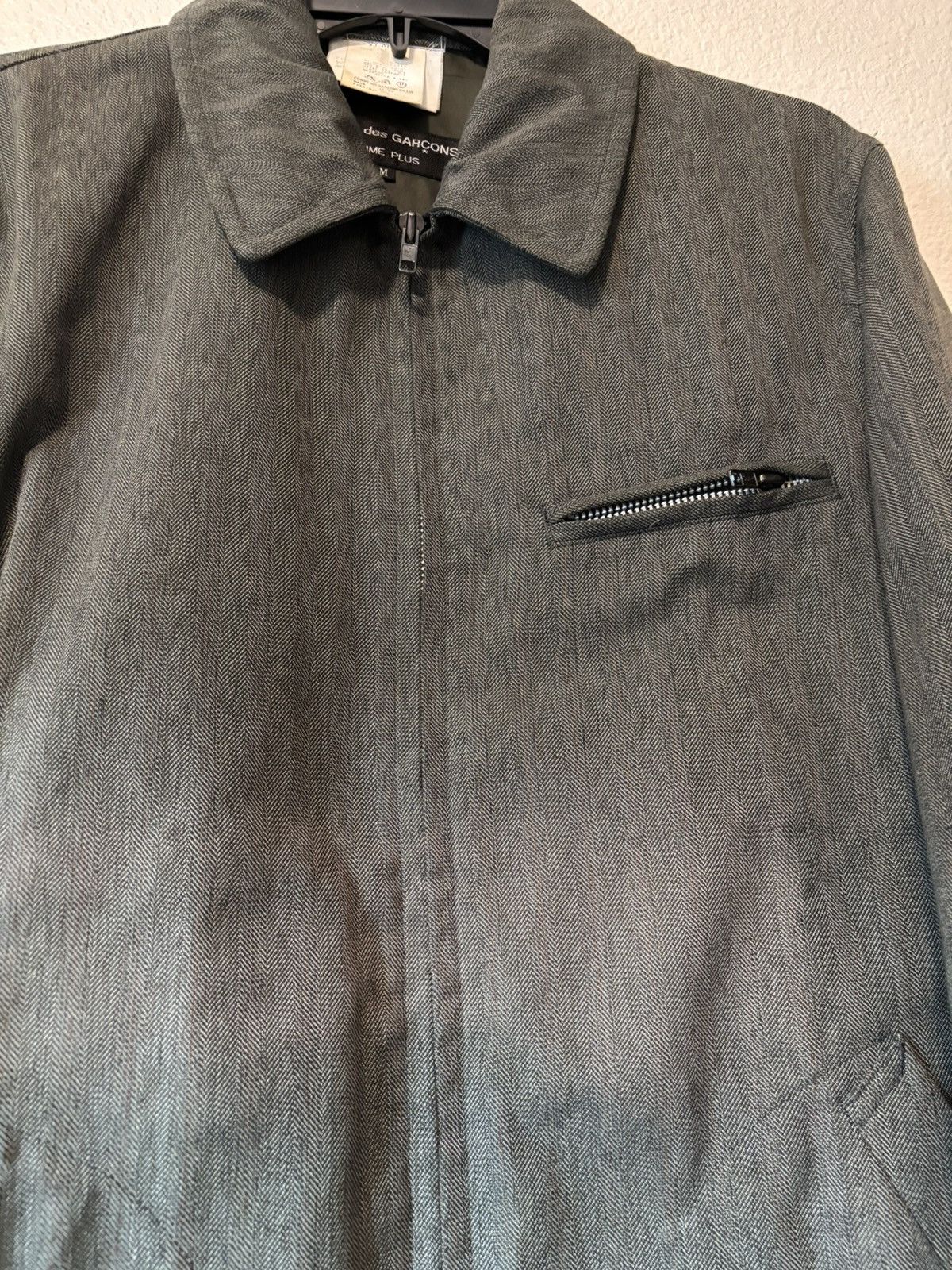 Comme des Garcons Homme CDG Homme Herringbone Field Jacket Size US M / EU 48-50 / 2 - 2 Thumbnail