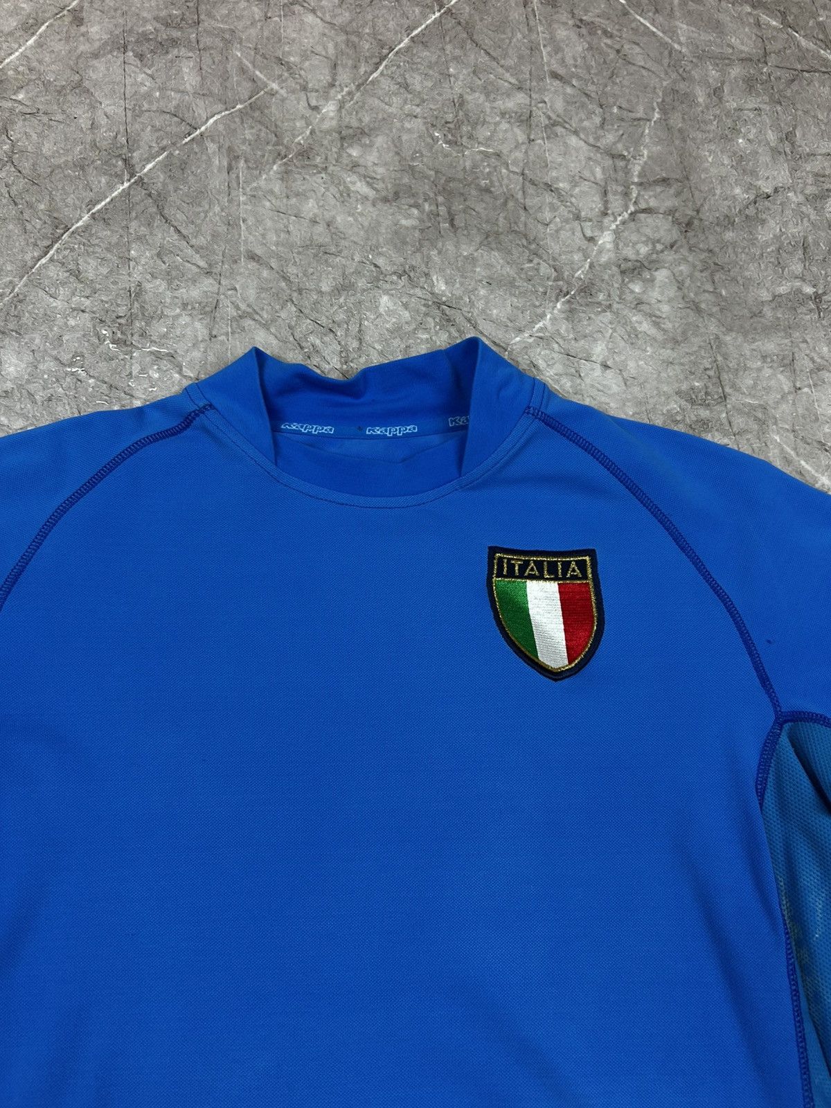 Kappa Italy Italia Home football shirt 2000 - 2002 Jersey Size US L / EU 52-54 / 3 - 4 Thumbnail