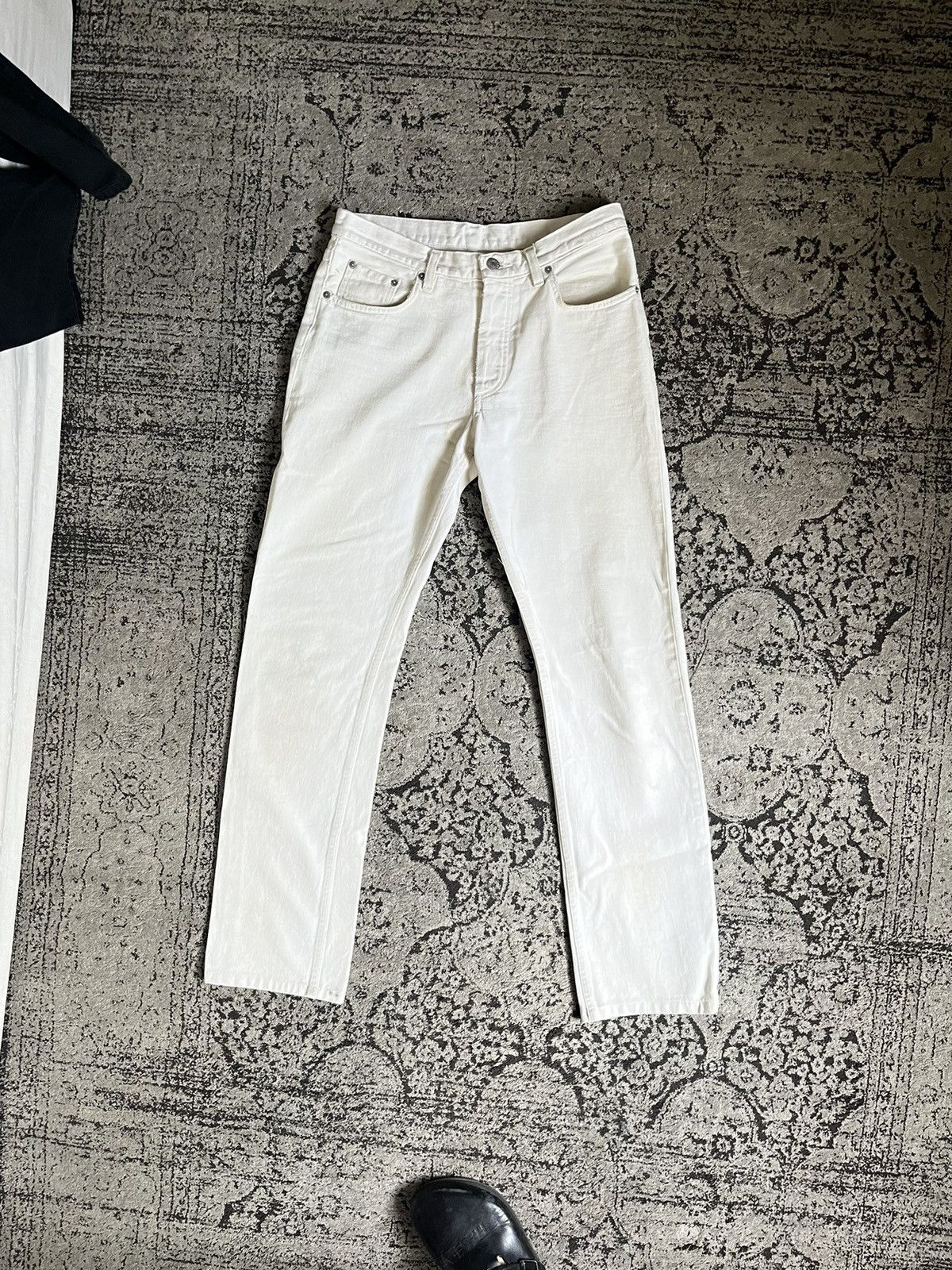 Helmut Lang helmut lang flamethrower denim | Grailed
