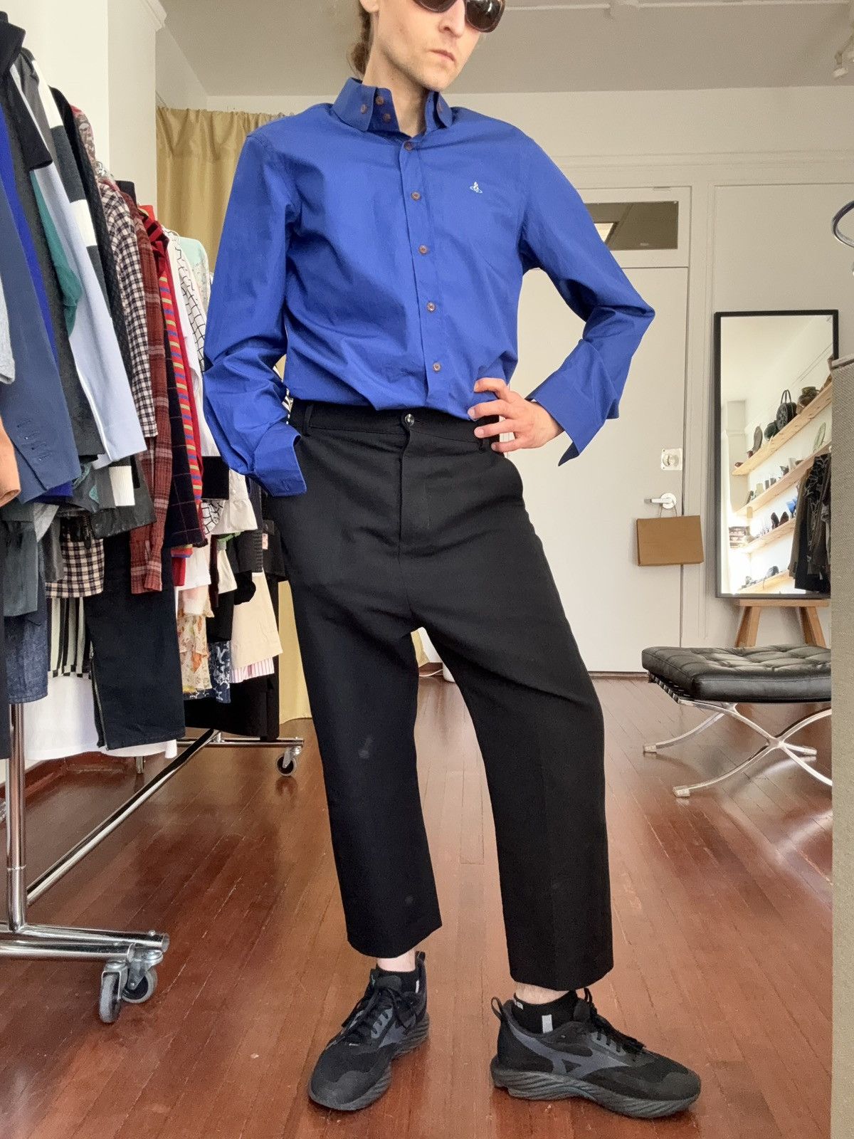 Rick Owens Rick Owens SS18 Dirt Woven Cropped Trousers Size US 32 / EU 48 - 14 Thumbnail
