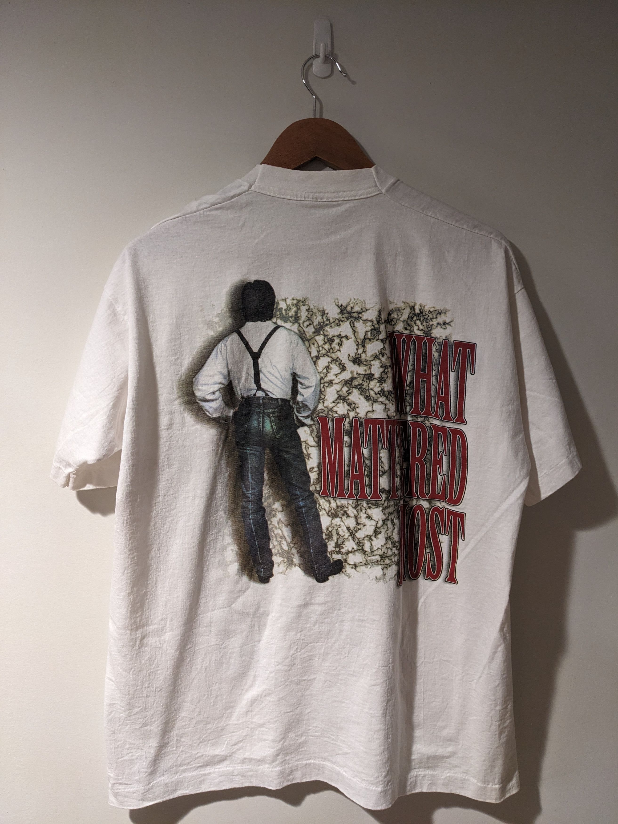 Band Tees × Vintage Vintage 1995 Ty Herndon SIGNED What Mattered Most T-Shirt Size US XL / EU 56 / 4 - 8 Thumbnail