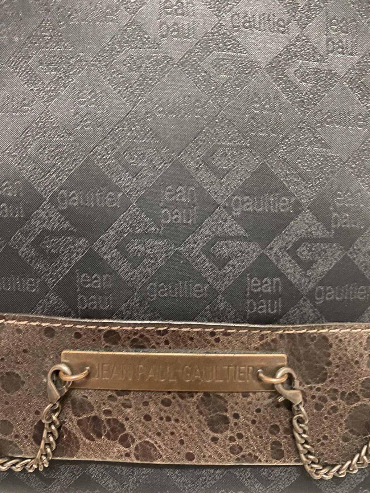 Jean Paul Gaultier Jean Paul Gaultier JPG Metal Plate Sling/Crossbody Bag Size ONE SIZE - 11 Thumbnail