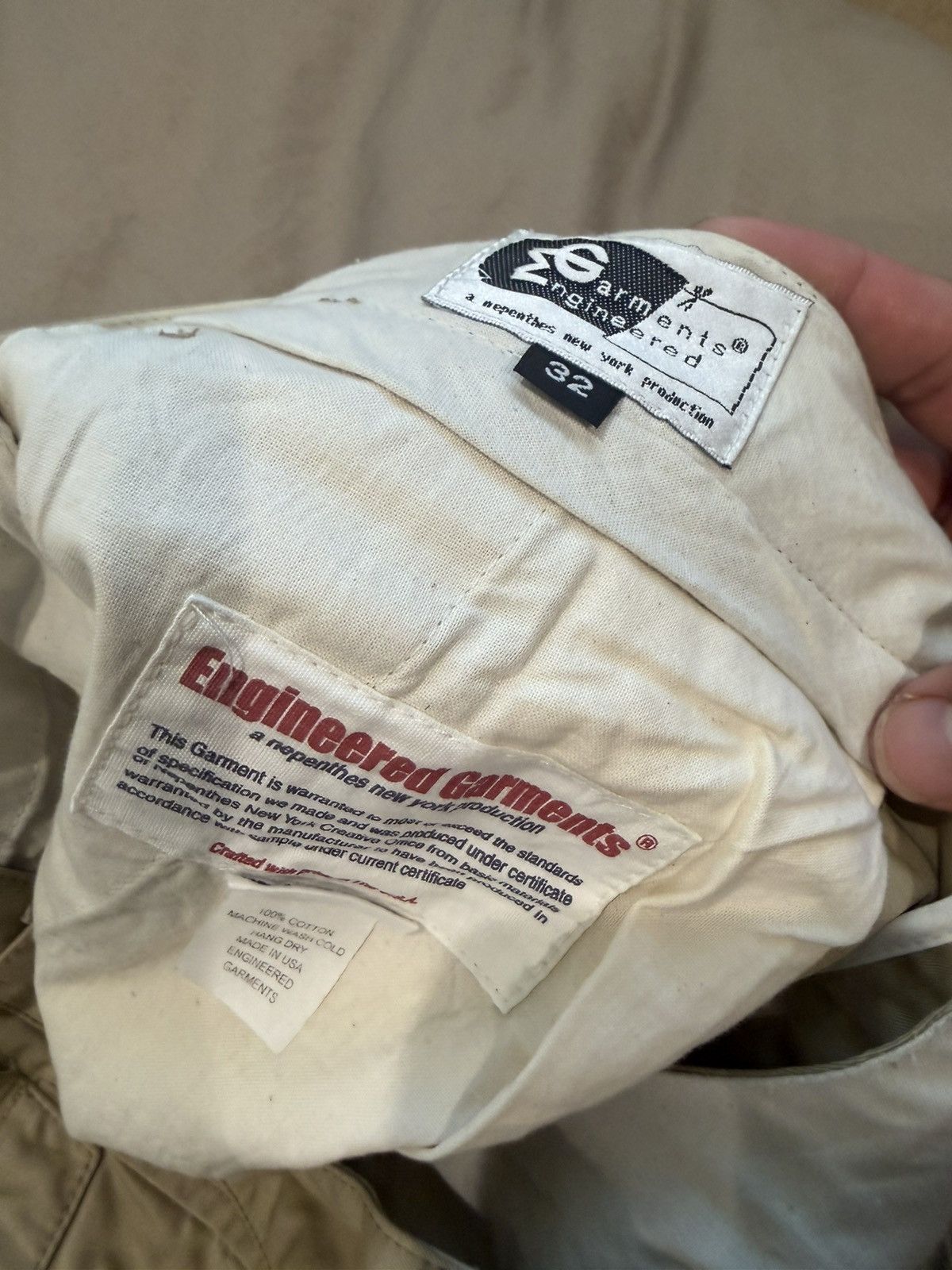 Engineered Garments Engineered Garments / EG cinchback Chinos sz32 Size US 32 / EU 48 - 2 Thumbnail