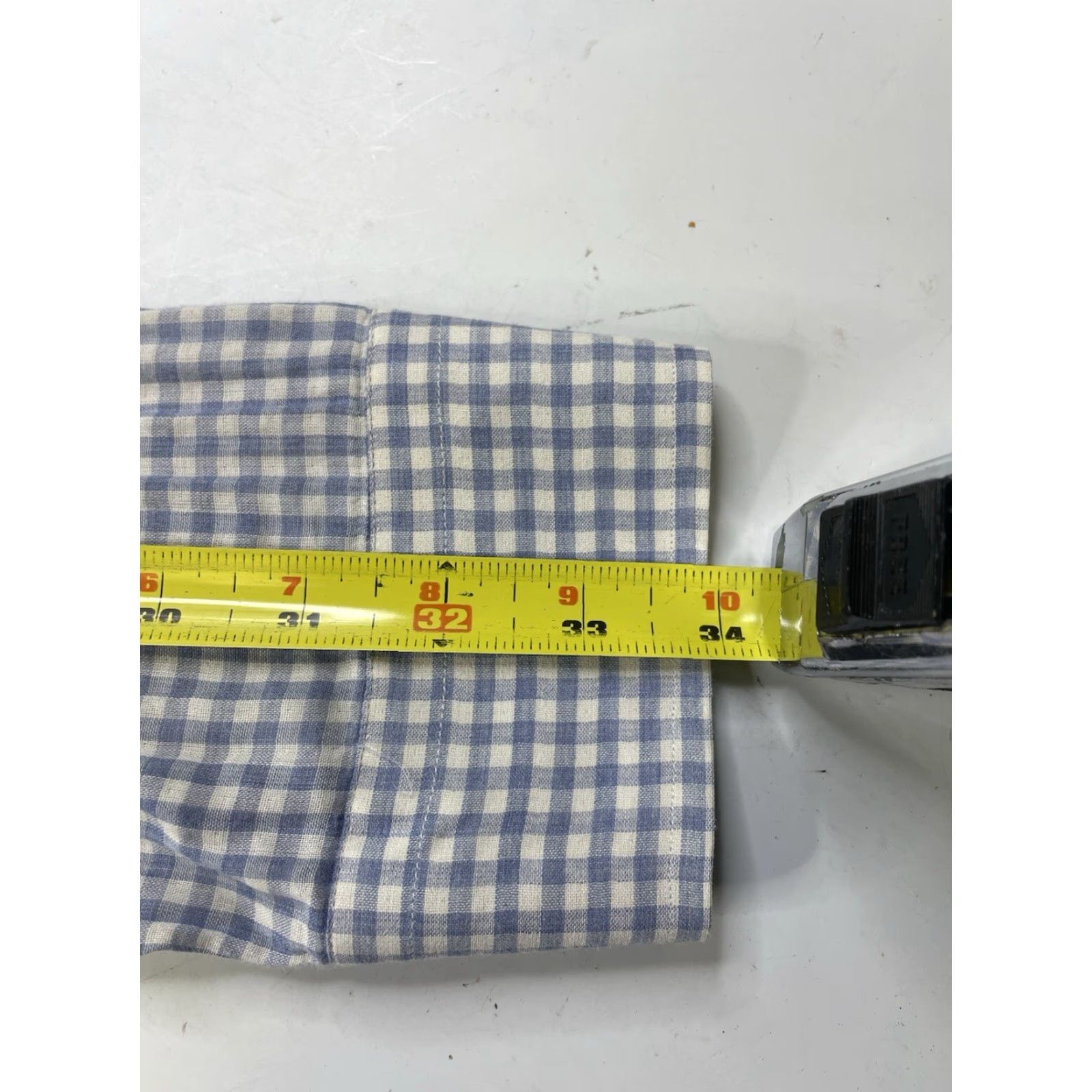 Billy Reid Billy Reid Shirt Mens XL Button-Up Long Sleeve Gingham Plaid Blue Multicolor Check Casual Business Travel Wedding Standard Cut Size US XL / EU 56 / 4 - 5 Thumbnail