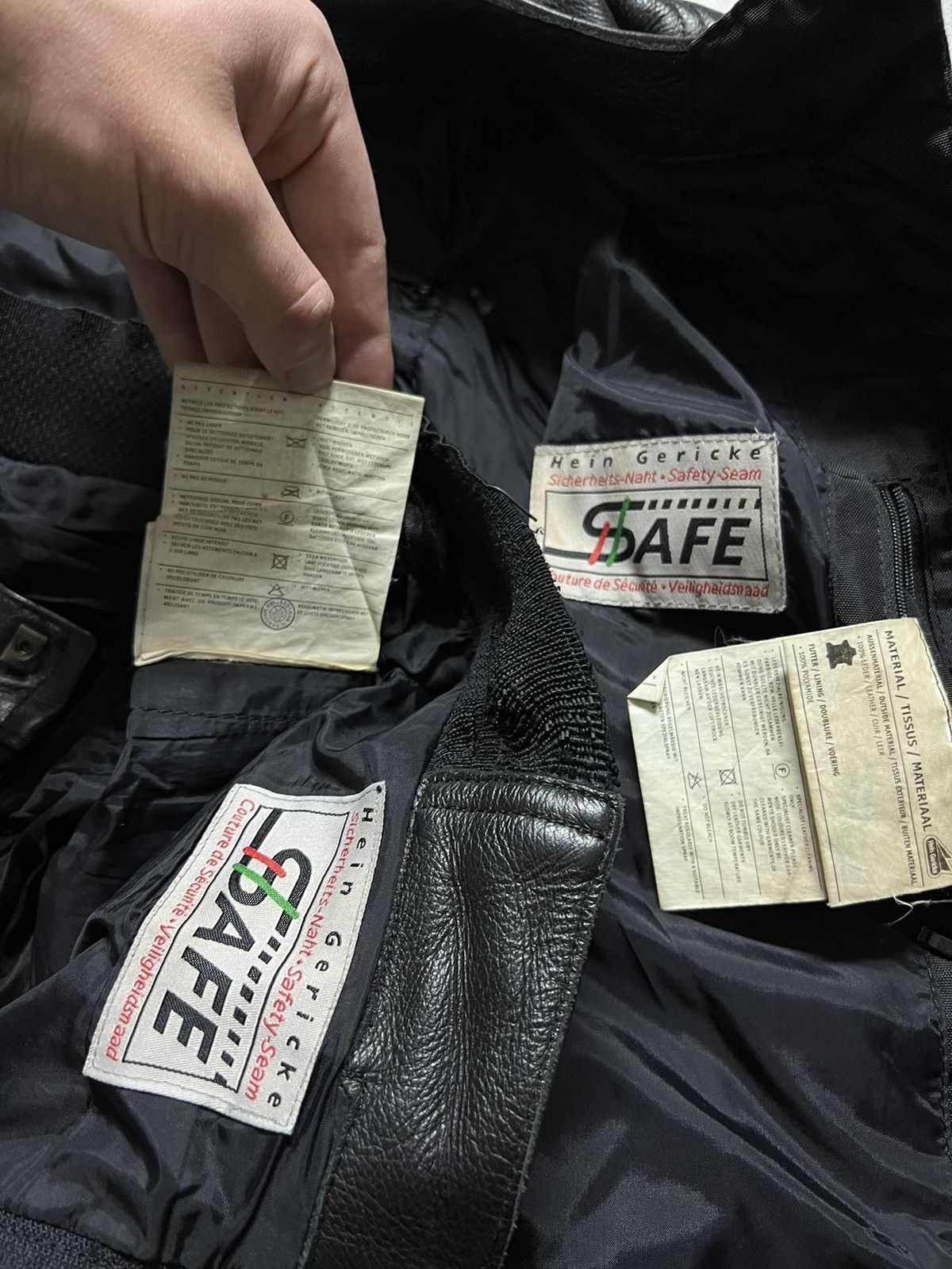 Vintage RaceTec Moto Racing Leather Suit Jacket+Pants 90’s