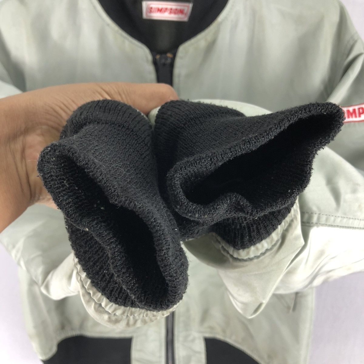 Alpha Industries Vintage Alpha Industries X Simpson Racing Team Bomber Jacket Size US M / EU 48-50 / 2 - 17 Thumbnail