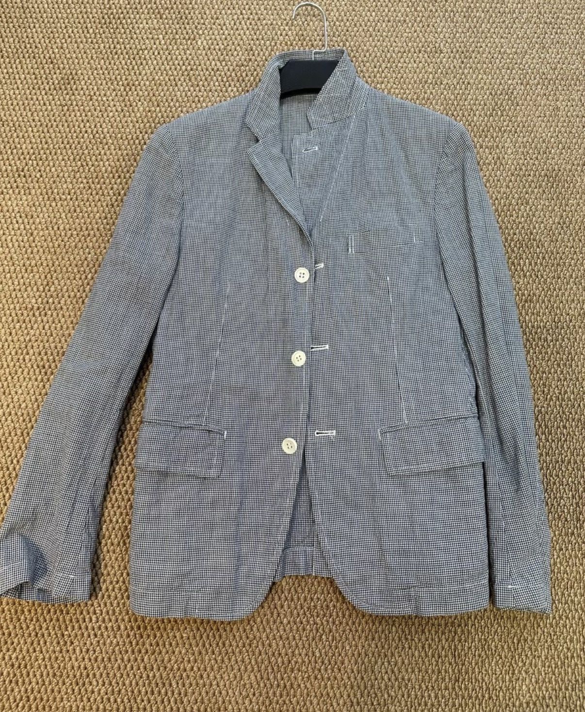 Comme des Garçons Houndstooth Deconstructed Blazer K23