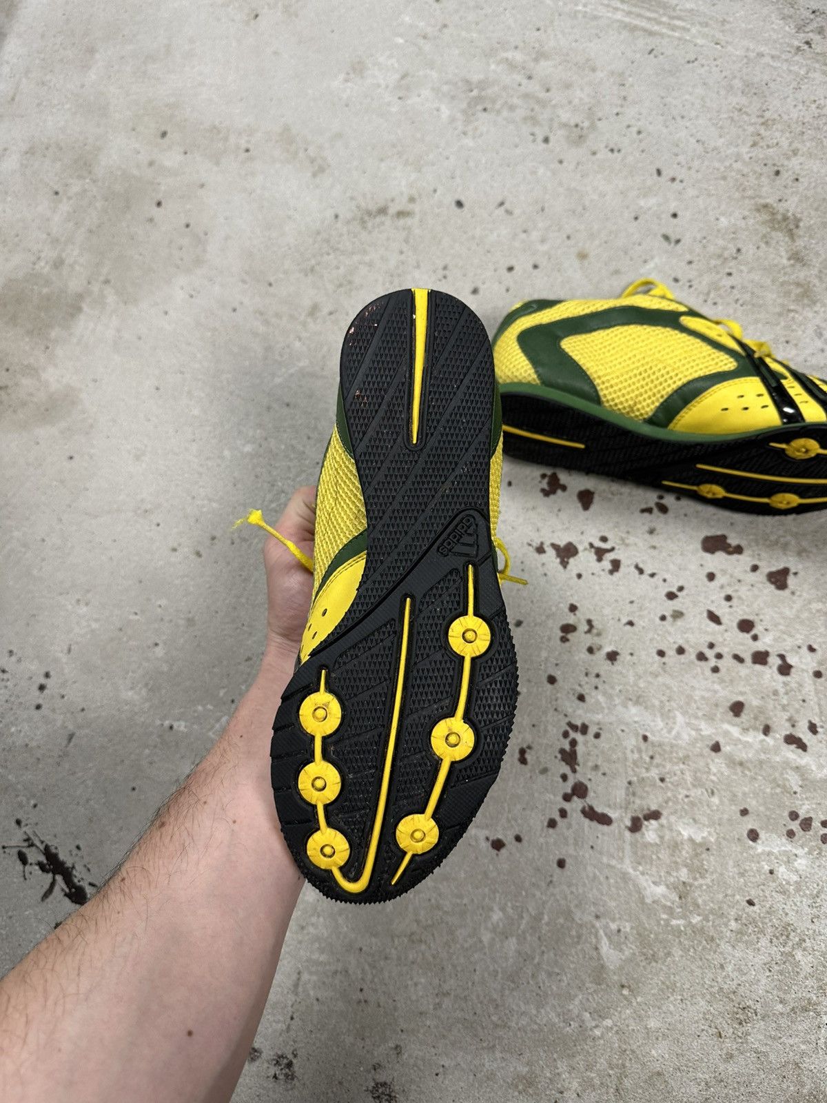Adidas × Vintage Vintage 2005 Adidas Techstar Brazil Cosmos Racer Sneakers Size US 6.5 / EU 39-40 - 7 Thumbnail
