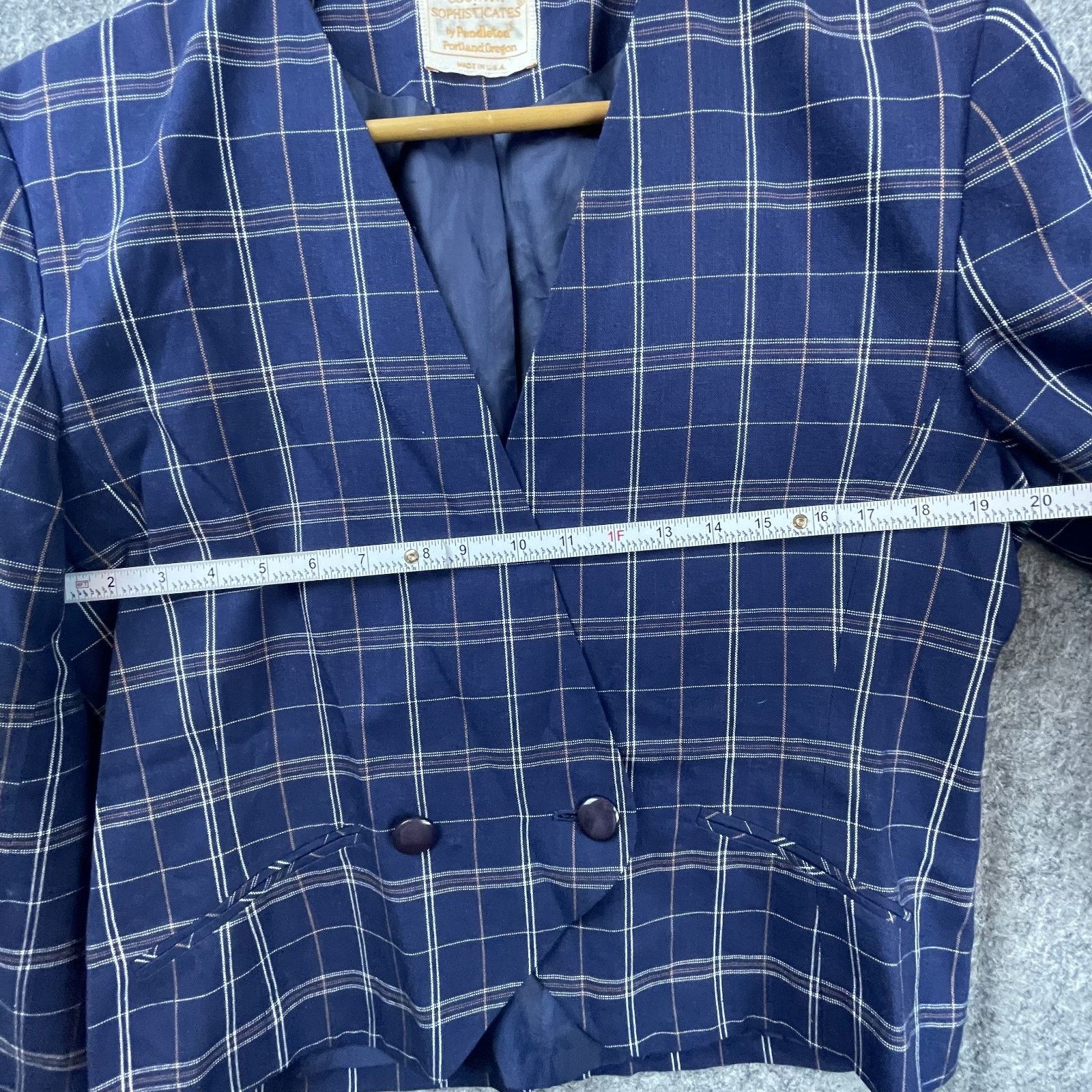 Pendleton Vtg Country Sophisticates By Pendleton Blazer Academia Nerd Size XL / US 12-14 / IT 48-50 - 4 Thumbnail
