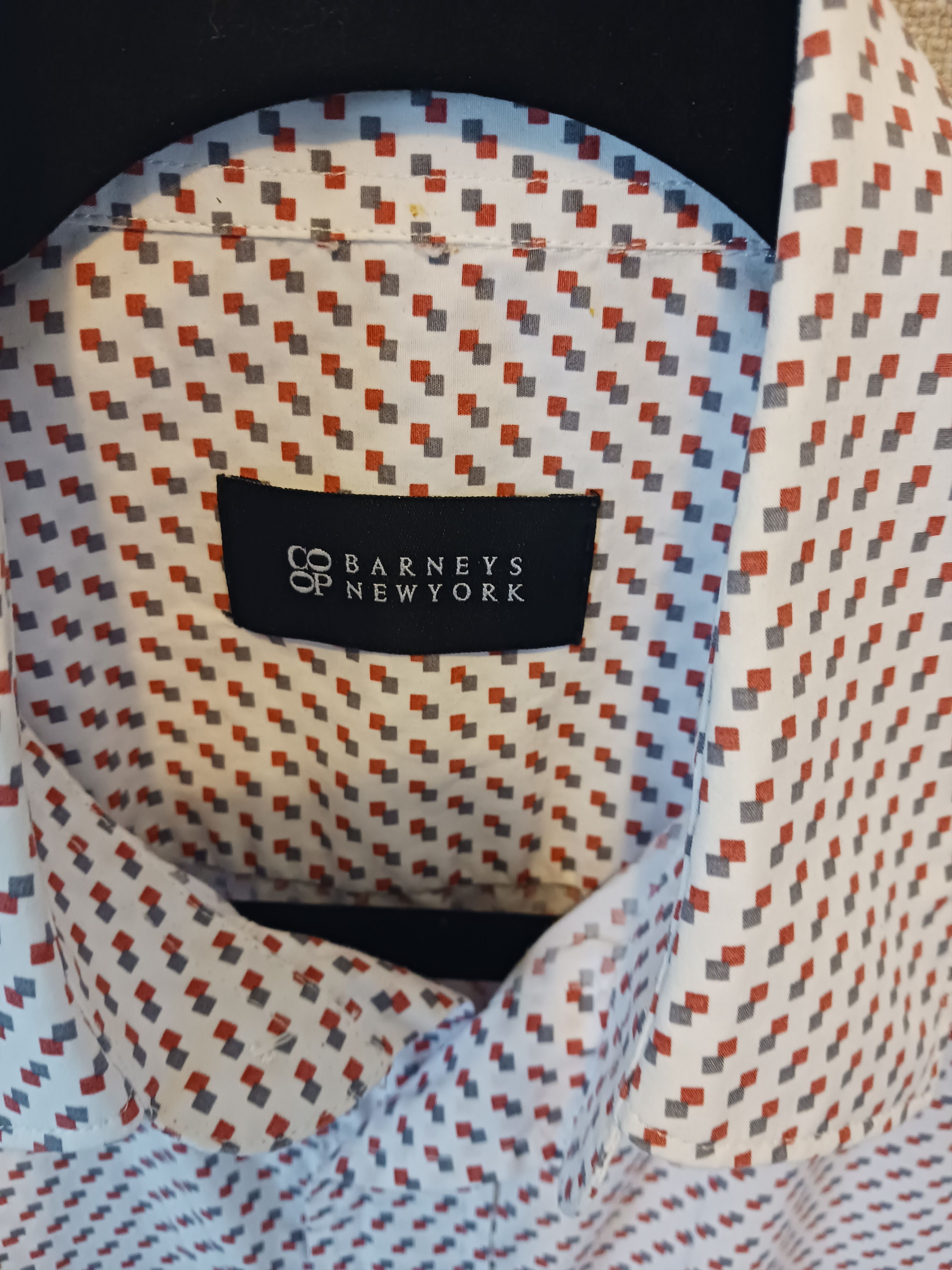 Barneys New York 100% Cotton Short Sleeve Size US M / EU 48-50 / 2 - 2 Thumbnail