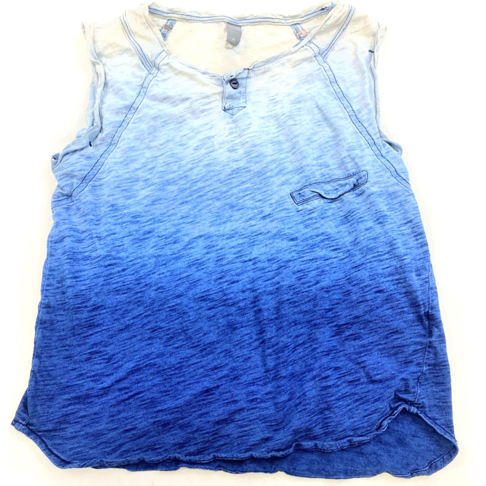 G-Star G-Star Raw Ombré Tank Womens S Blue Tank Sleeveless Stars S Blue Womens Size S / US 4 / IT 40 - 2 Thumbnail