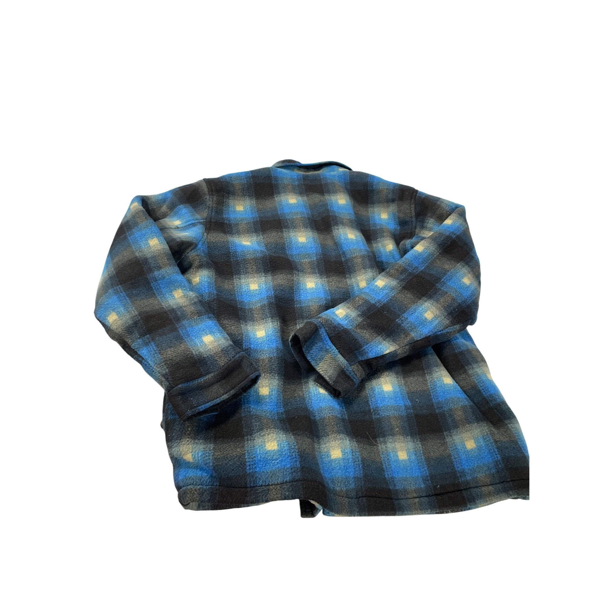 Other Maxxsel Mens Sherpa-Lined Buffalo Plaid Jacket Blue/Black XL Size US XL / EU 56 / 4 - 12 Thumbnail