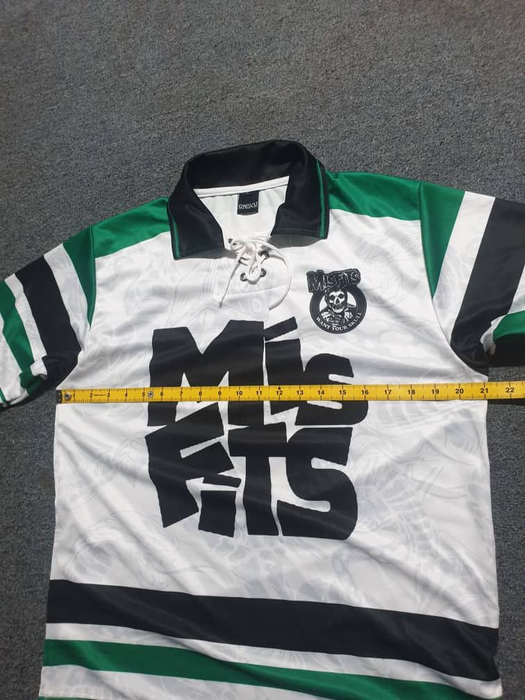 Misfits Misfits band green white jerseys Size US L / EU 52-54 / 3 - 2 Thumbnail