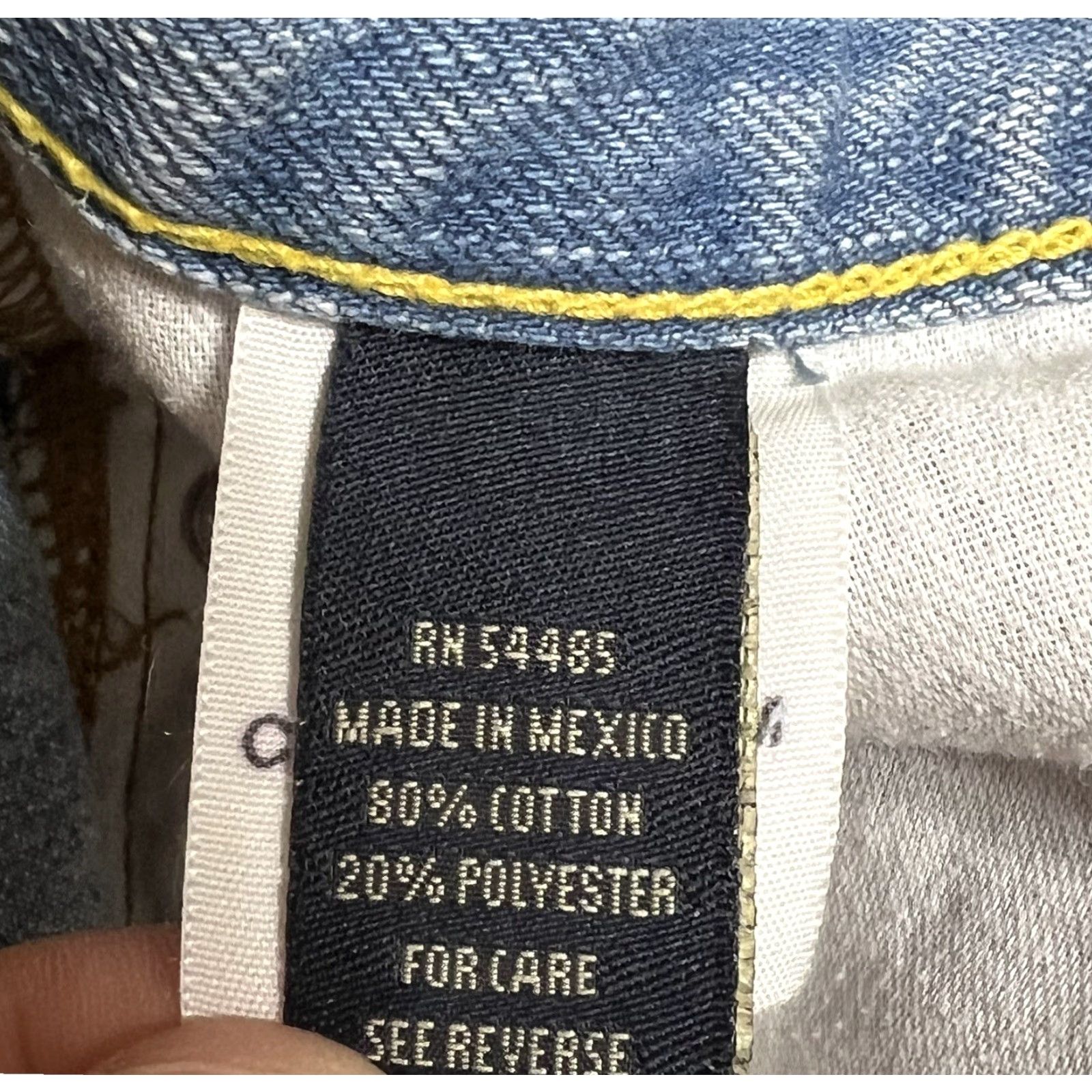 American Eagle Outfitters VINTAGE American Eagle Denim Cropped Capris Jeans Women 8 31x21 Blue Cotton Blend Mid Rise 90s Pockets Logo Modern Casual Style Womens Size 30" / US 8 / IT 44 - 6 Thumbnail