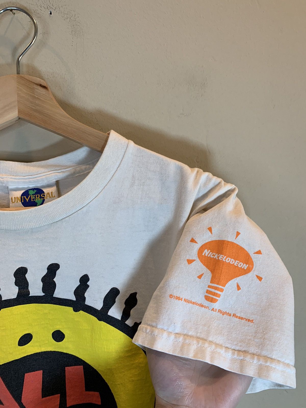 Nickelodeon × Vintage *RARE* Vintage 1994 ALL THAT Nickelodeon TV Show Promo Shirt Size US S / EU 44-46 / 1 - 2 Thumbnail
