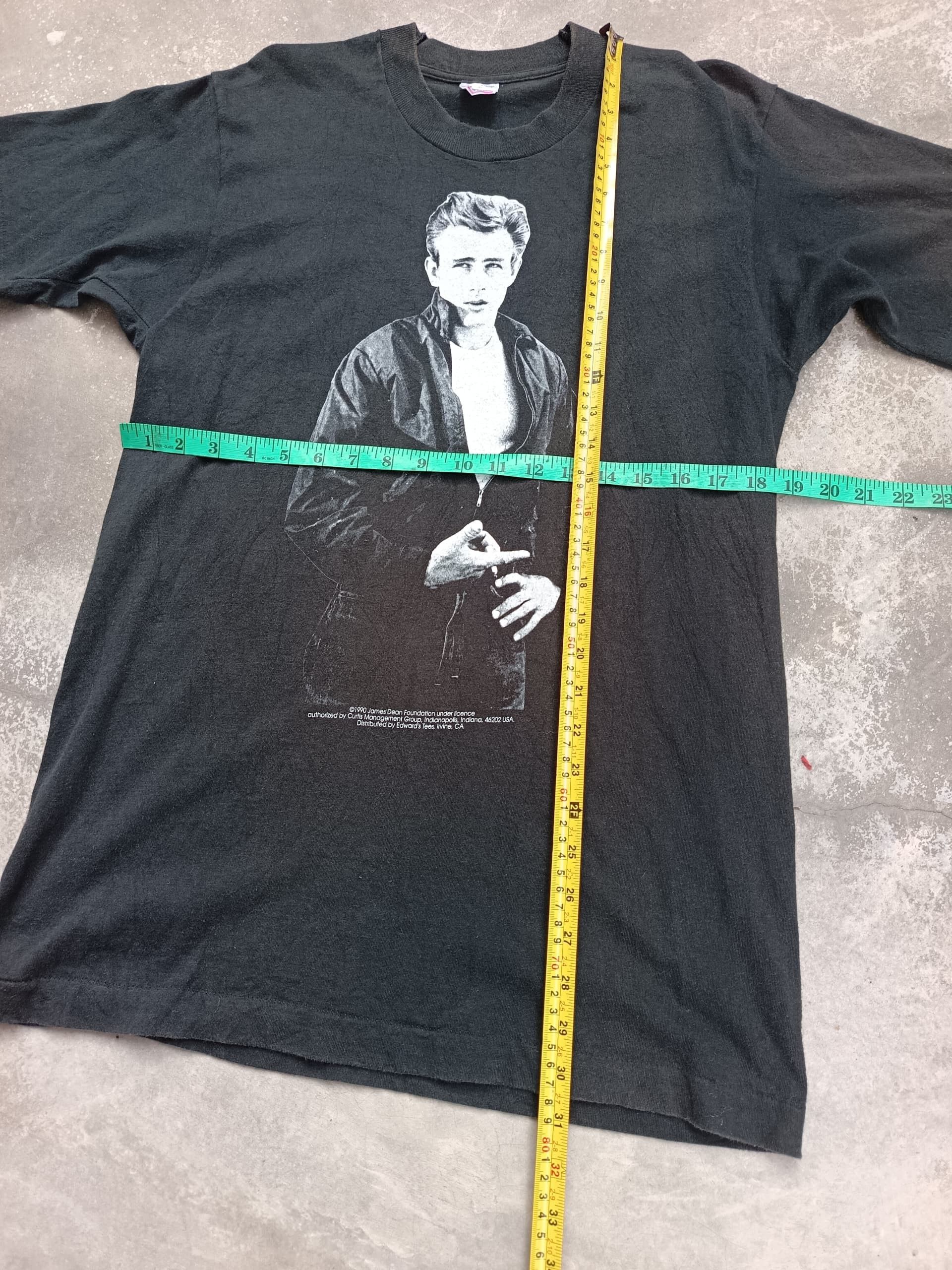 Band Tees × Vintage Vintage James Dean 1990 tshirt Size US S / EU 44-46 / 1 - 7 Thumbnail