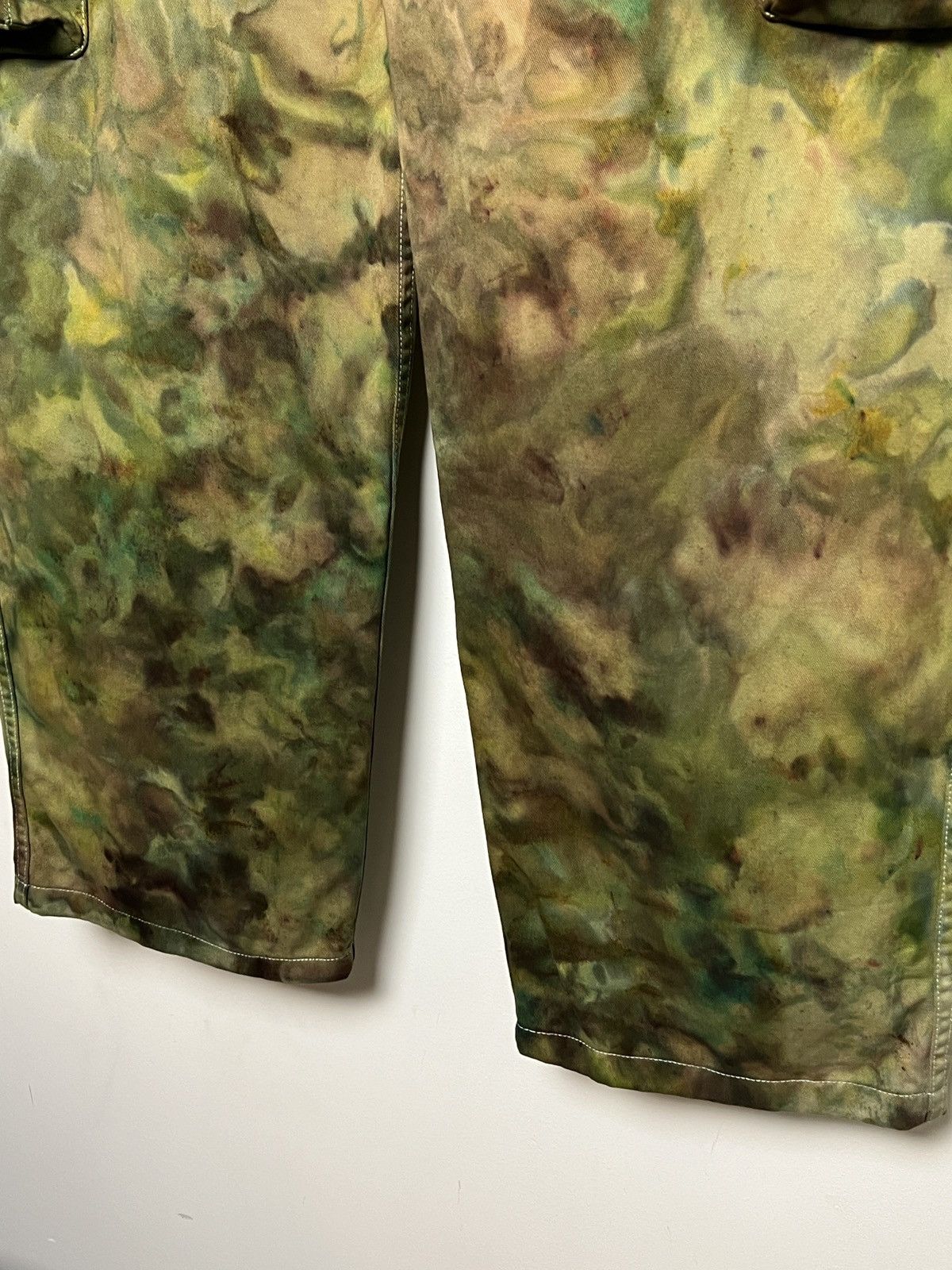 Polo Ralph Lauren ralph lauren tie dye cargo camo multipocket army pants Size US 33 - 6 Thumbnail