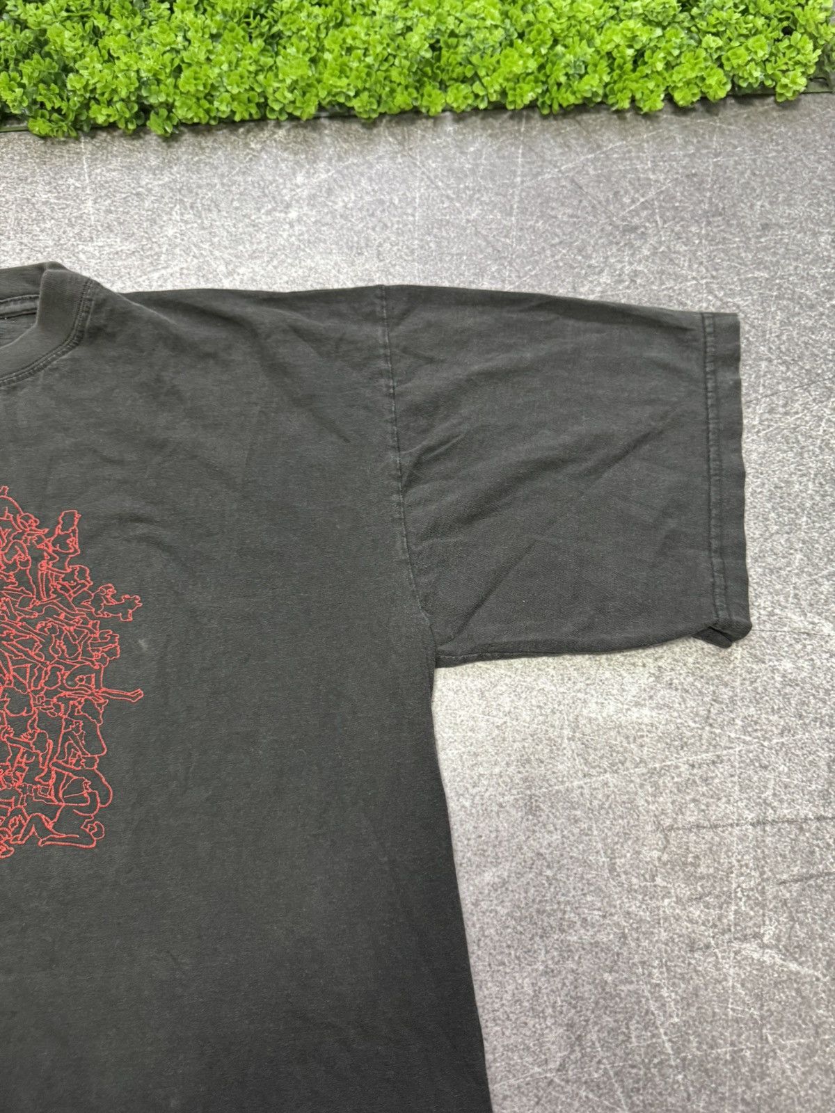 Vintage Sex Orgy Group Therapy XL T shirt Black Vintage Faded y2k Size US XL / EU 56 / 4 - 9 Thumbnail