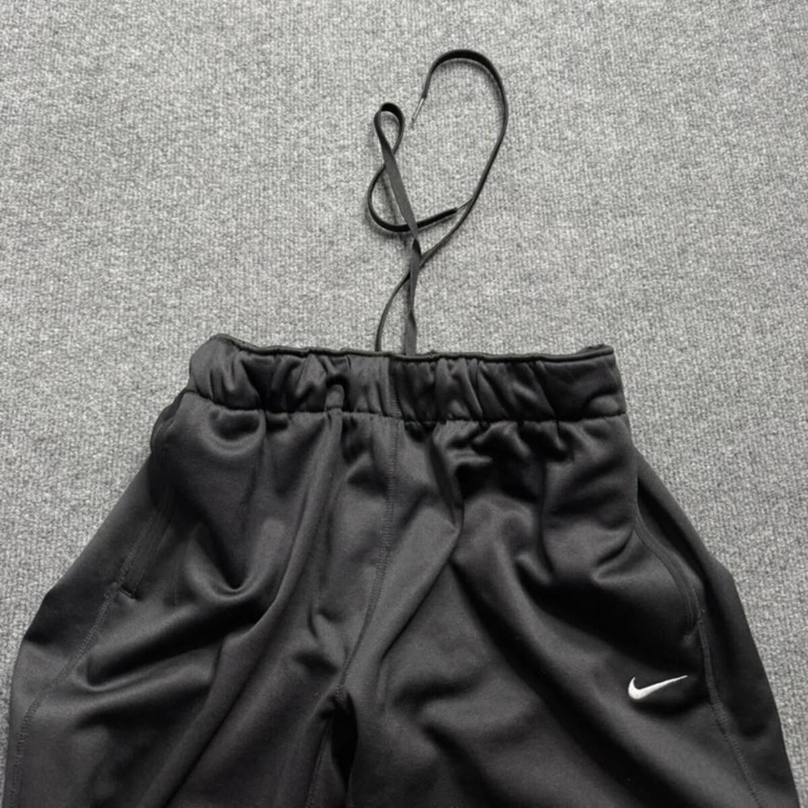 Nike Nike Baggy Wide Leg Sweatpants Black LG Size US 34 / EU 50 - 6 Thumbnail