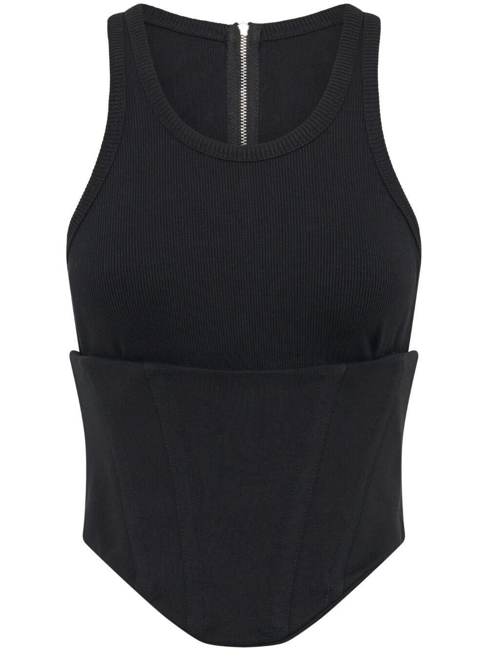 Dion Lee FLOAT TANK BLACK CORSET Size XXS / US 00 / IT 34 - 2 Thumbnail