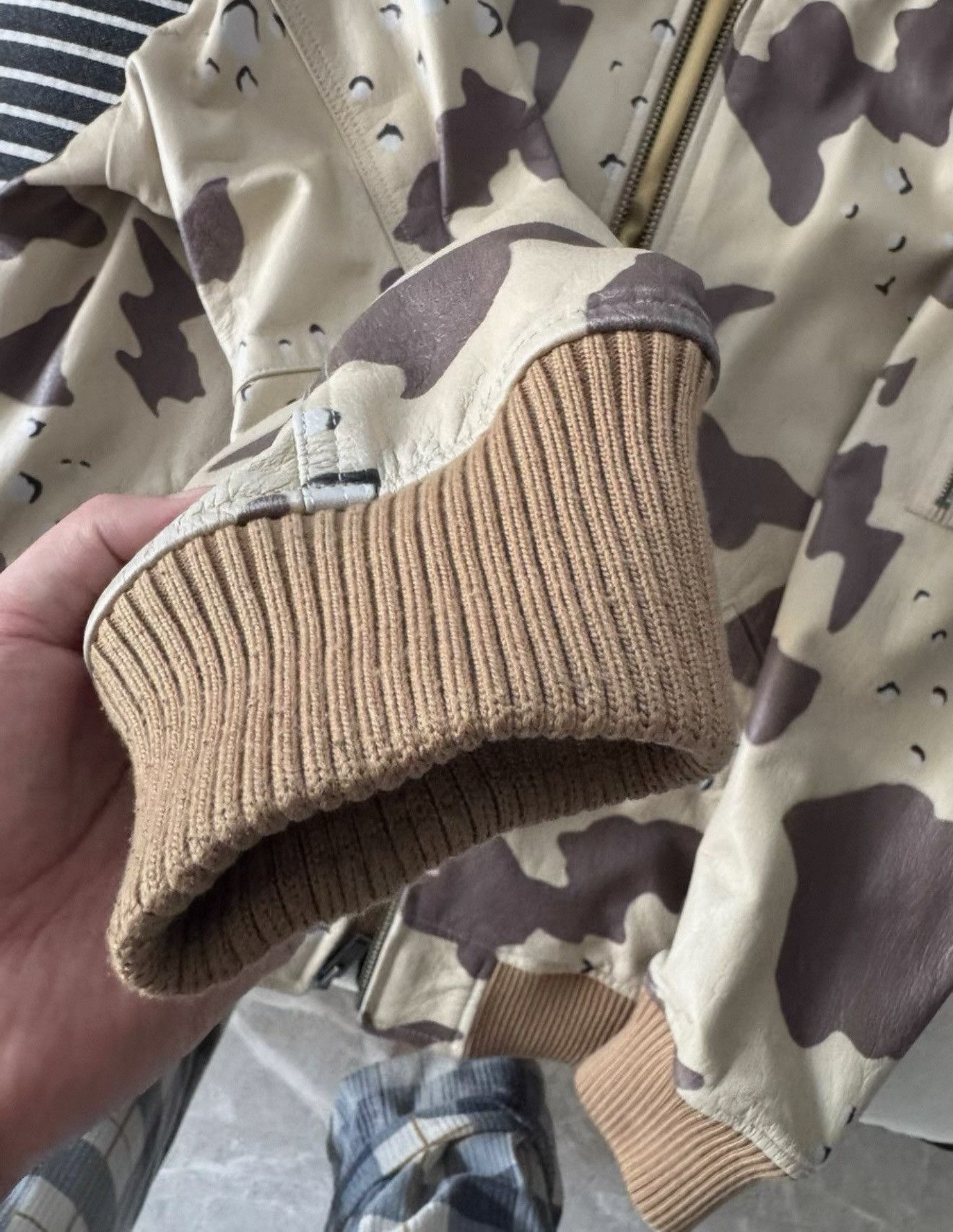 Supreme Supreme camo leather ma-1 Jacket Size US L / EU 52-54 / 3 - 5 Thumbnail