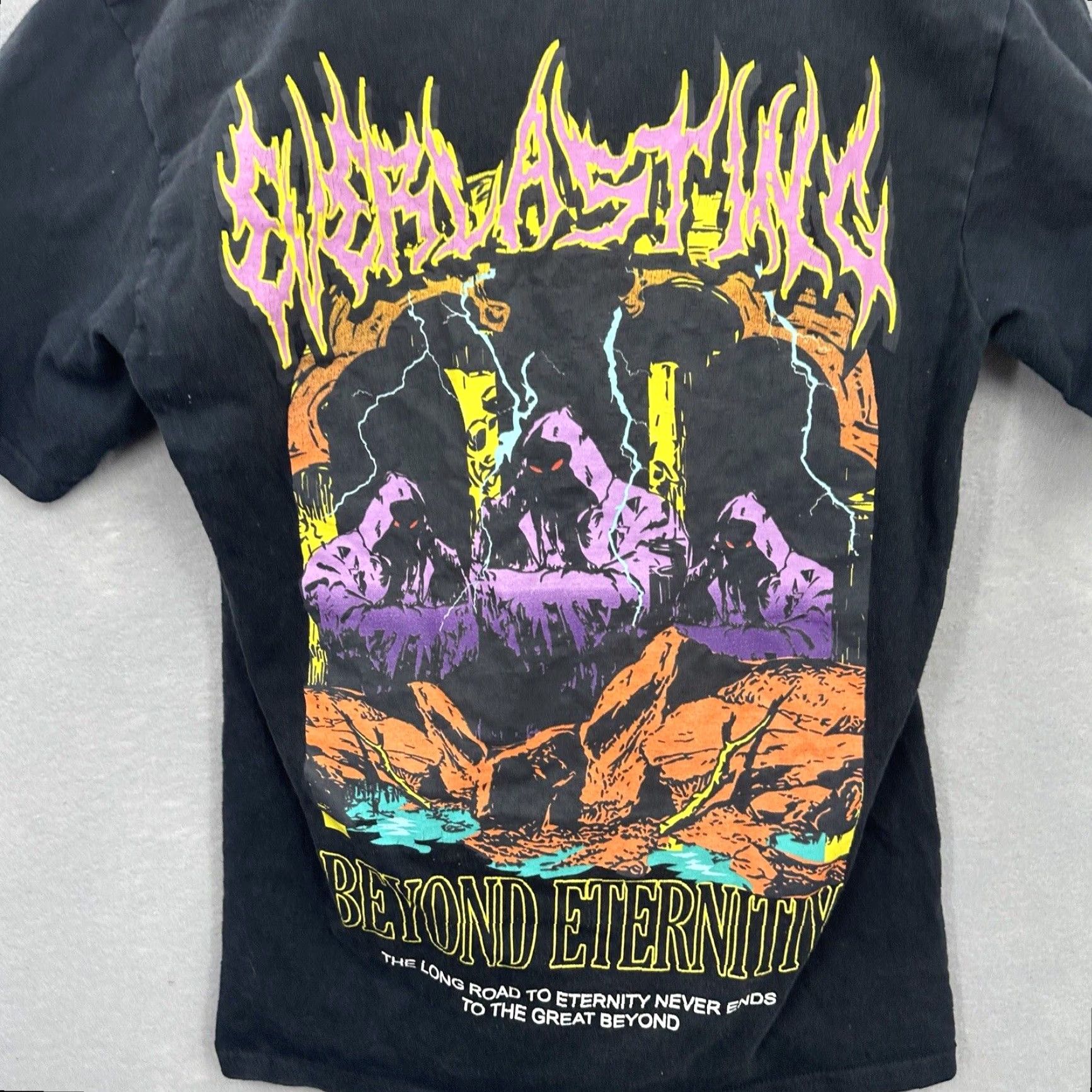 Vintage VINTAGE Vitriol T-Shirt Mens M Black Logo Short Sleeve Crewneck 90s Concert Mens Size US M / EU 48-50 / 2 - 7 Thumbnail