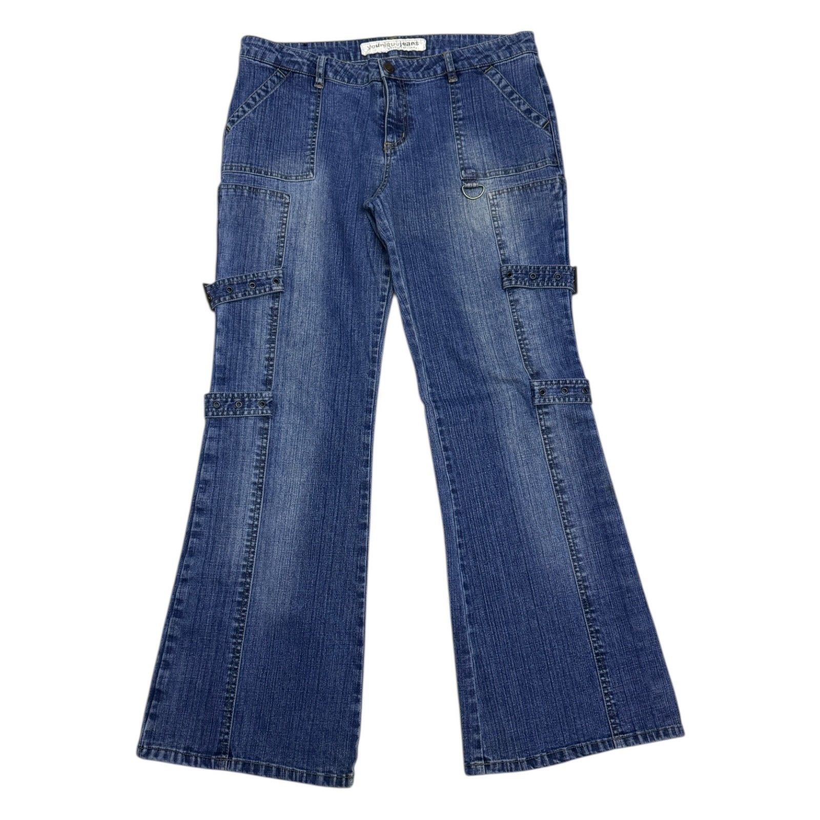 Other YOUNIQUE Vintage Y2K Flared Bootcut Casual Denim Jeans 12 Size 32" / US 10 / IT 46 - 1 Thumbnail