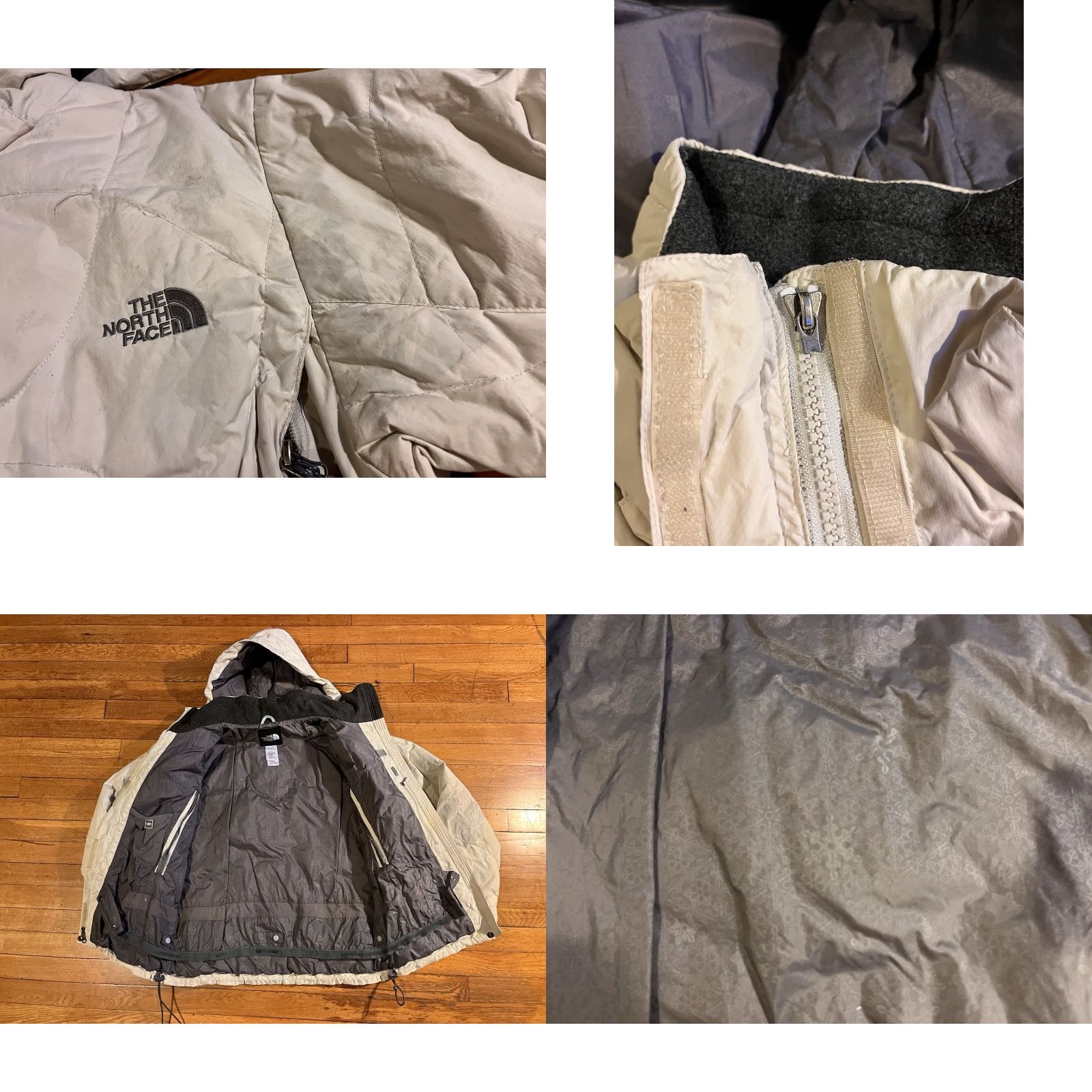 The North Face The North Face 600 Series Alis Quilted Puffer Coat Women's Large White Size L / US 10 / IT 46 - 8 Thumbnail