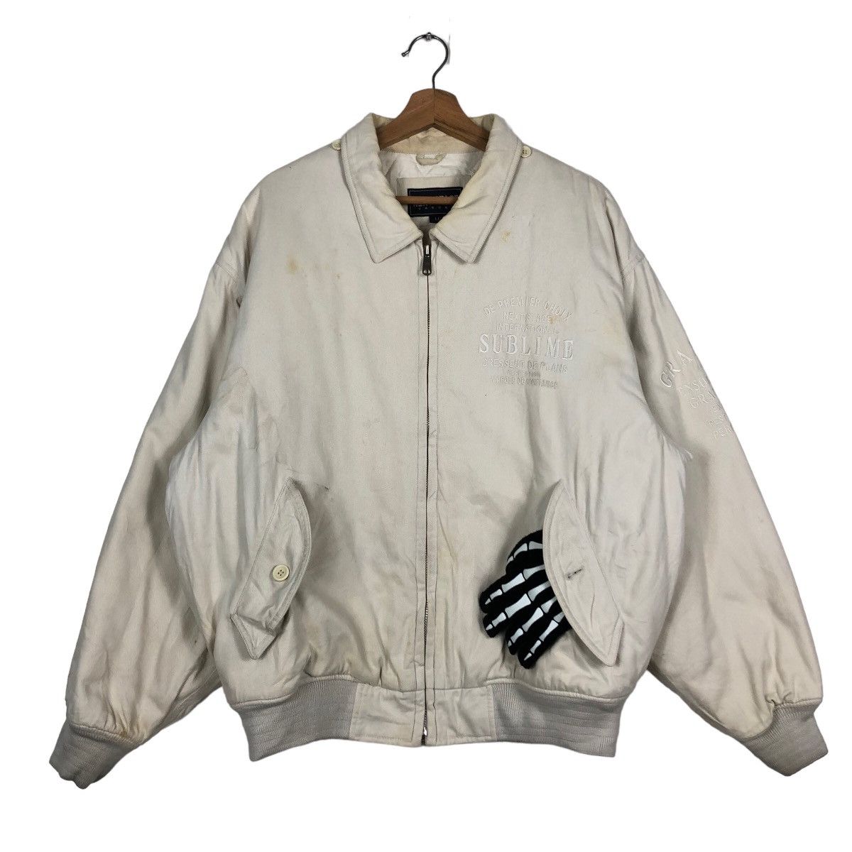 Hysteric Glamour 🔥Rare 90’e Vintage Bomber Jacket Next Stage Big Logo Size US L / EU 52-54 / 3 - 2 Thumbnail
