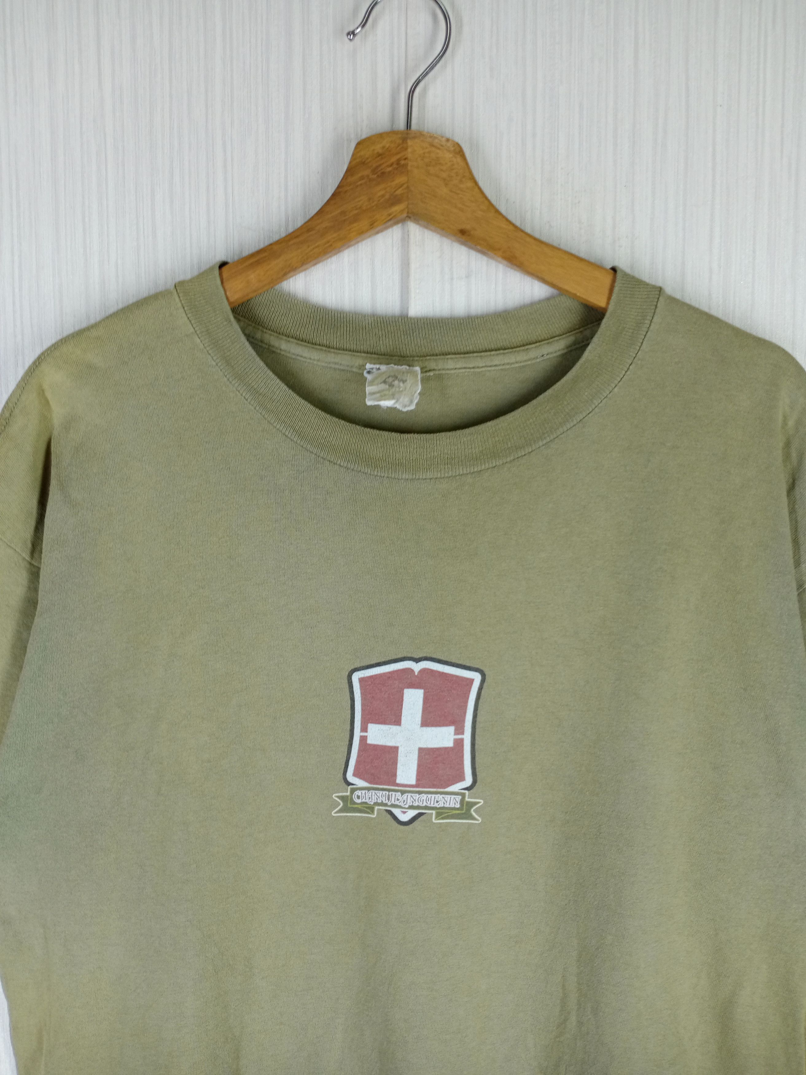 Shorty's Skateboards Rare Vintage Chany Jeanquenin Skateboards Tshirt Size US L / EU 52-54 / 3 - 2 Thumbnail