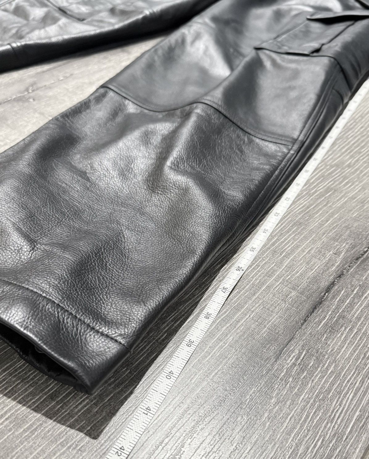 Stussy SS24 Stussy Military Cargo Leather Pants Size US 32 / EU 48 - 16 Thumbnail