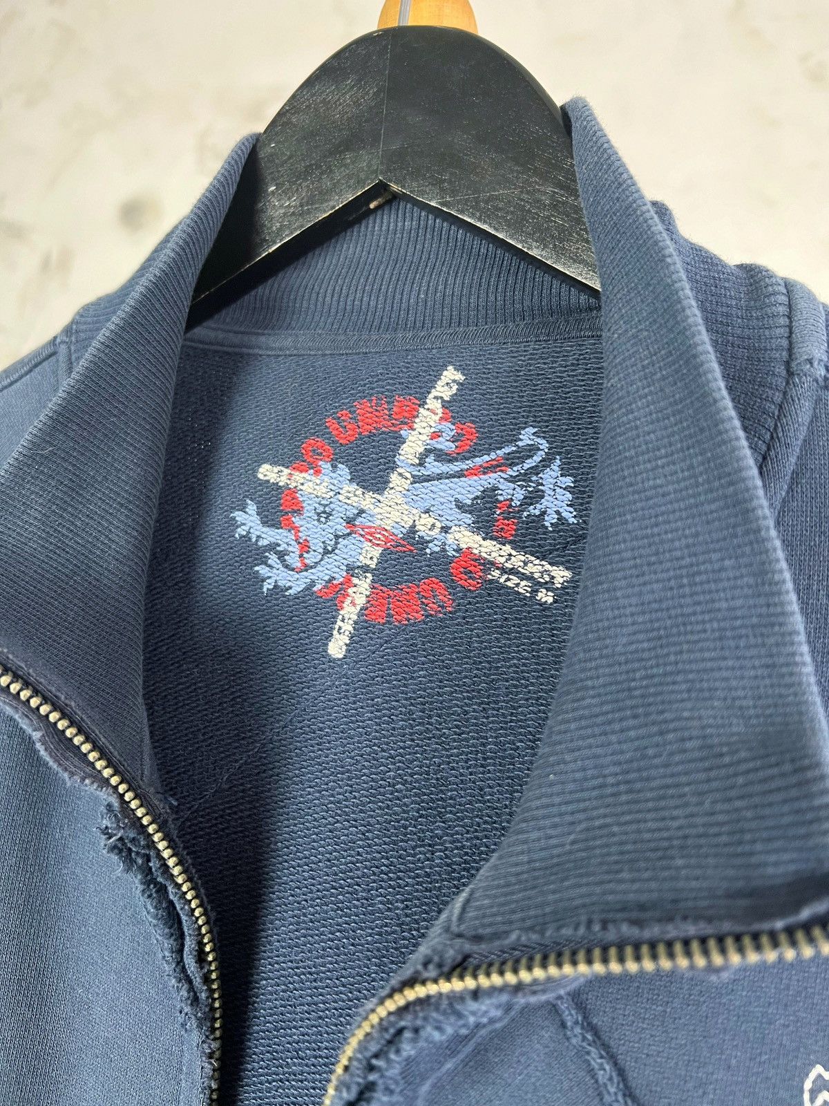 Umbro Vintage Umbro England Jacket Zip Sweater Size M - L Size US M / EU 48-50 / 2 - 7 Thumbnail