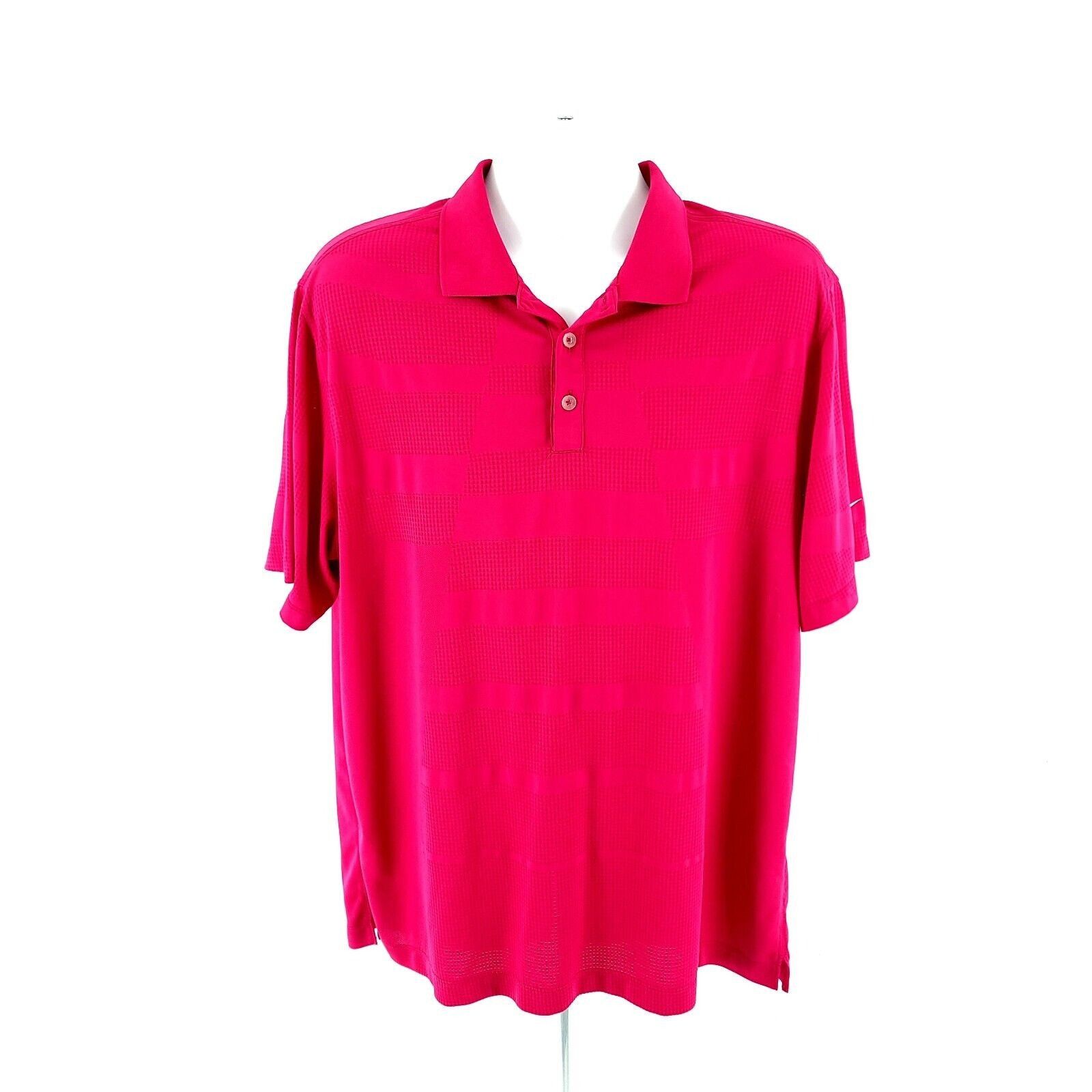 Nike Nike Golf Tour Performance Dri-Fit Magenta Pink XL Collared Size US XL / EU 56 / 4 - 4 Thumbnail
