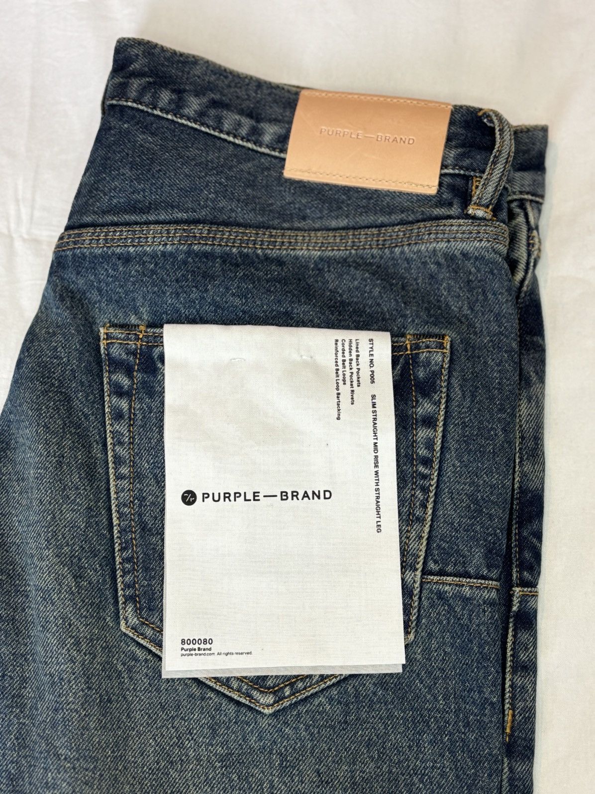 Purple Brand Purpble brand P005 VDPT224 Slim Straight Size US 32 / EU 48 - 2 Thumbnail