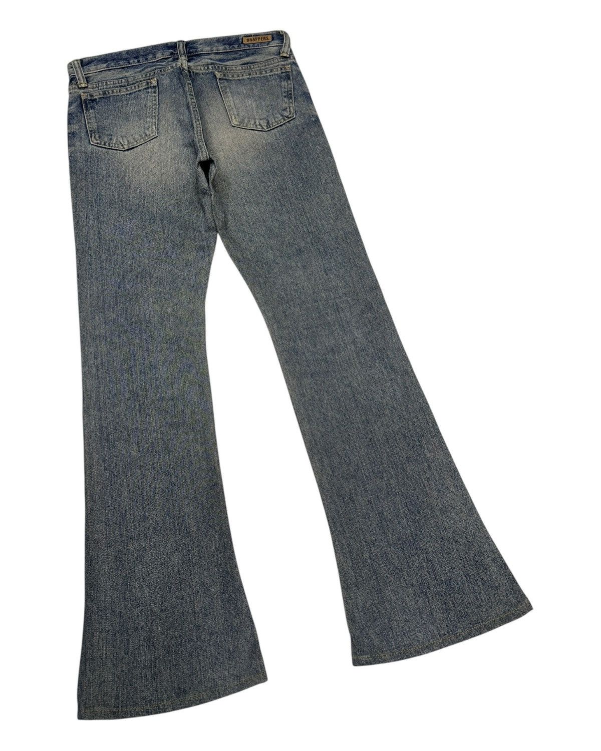 Yasuyuki Ishii Flare Jeans Brappers Japanese Bootcut Denim Jeans Size US 31 - 4 Thumbnail