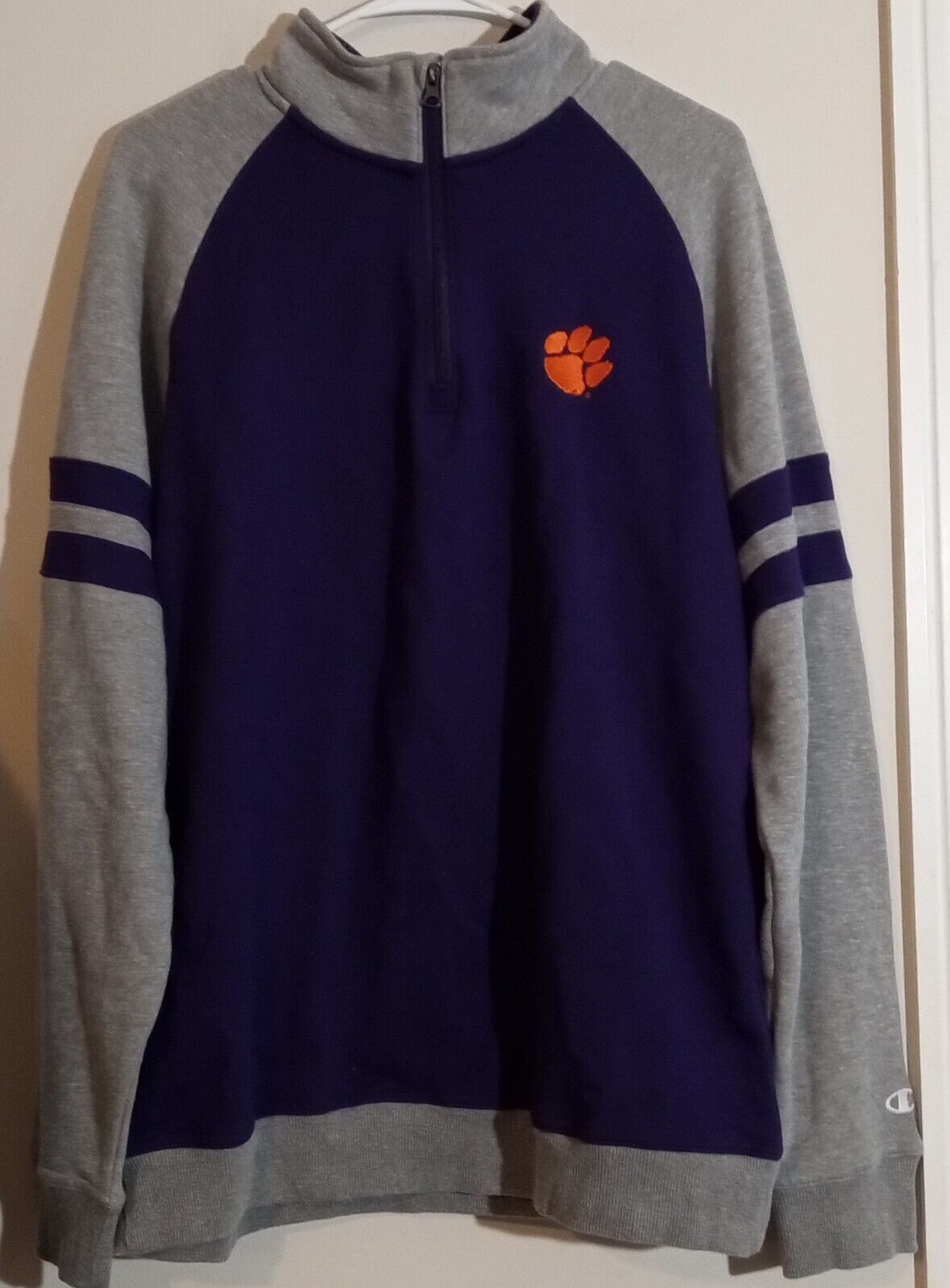 Champion Clemson University Tigers Champion 1/4 Zip Pullover Large Size US L / EU 52-54 / 3 - 1 Thumbnail
