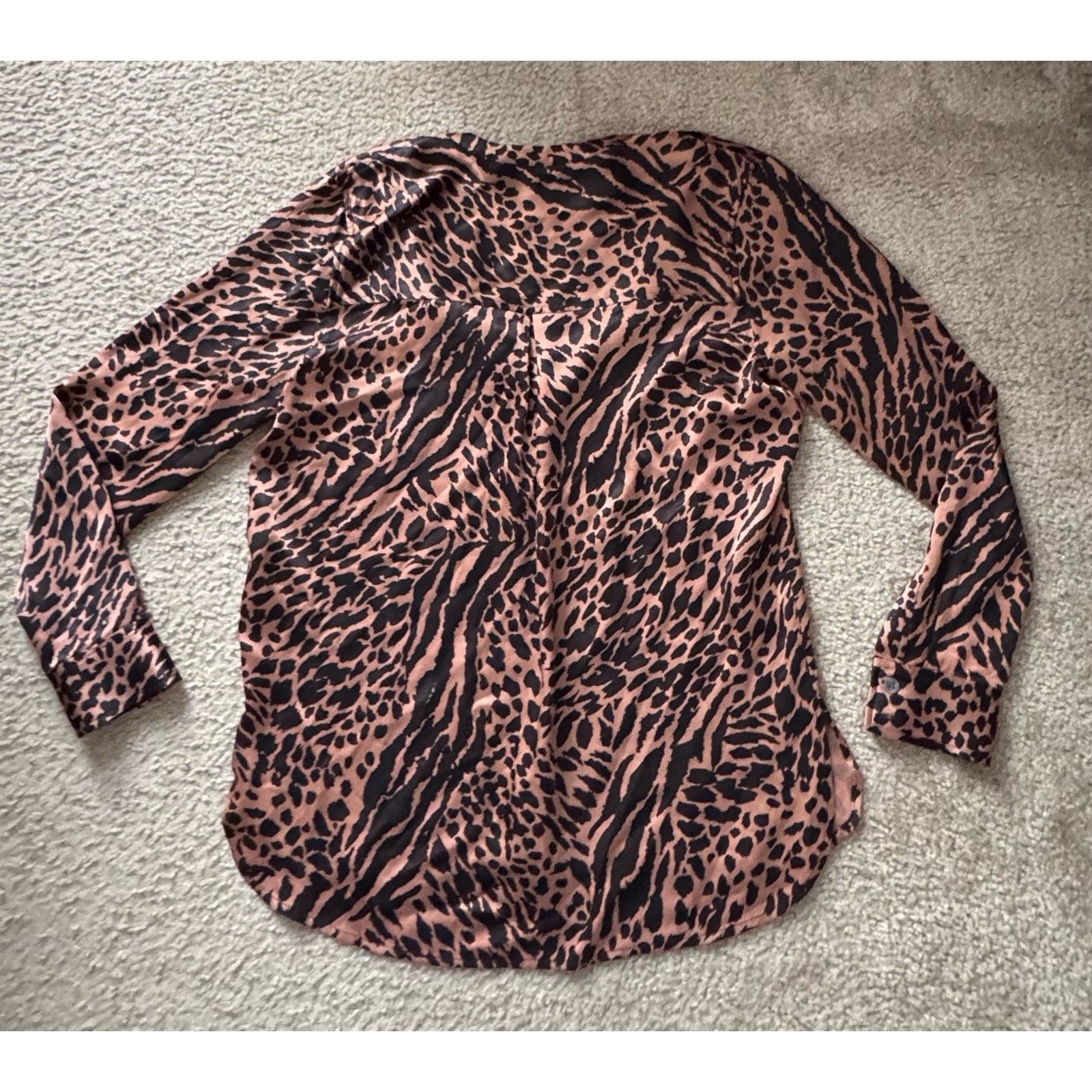 Rails Rails Pearl Cinnamon Animal Print Popover Blouse X-small xs Size XS / US 0-2 / IT 36-38 - 4 Thumbnail