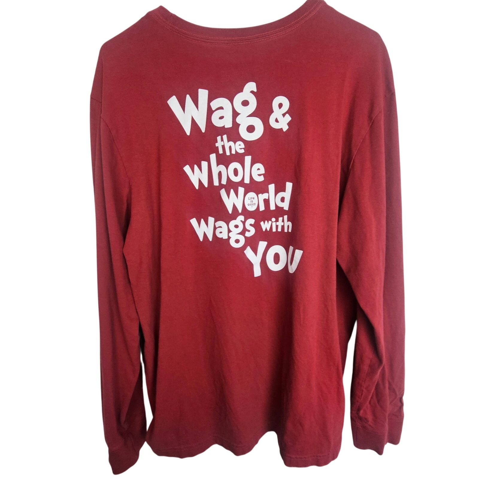 Life is Good Life Is Good Mens Christmas Dog Print Crusher Tee Size L Size US L / EU 52-54 / 3 - 7 Thumbnail